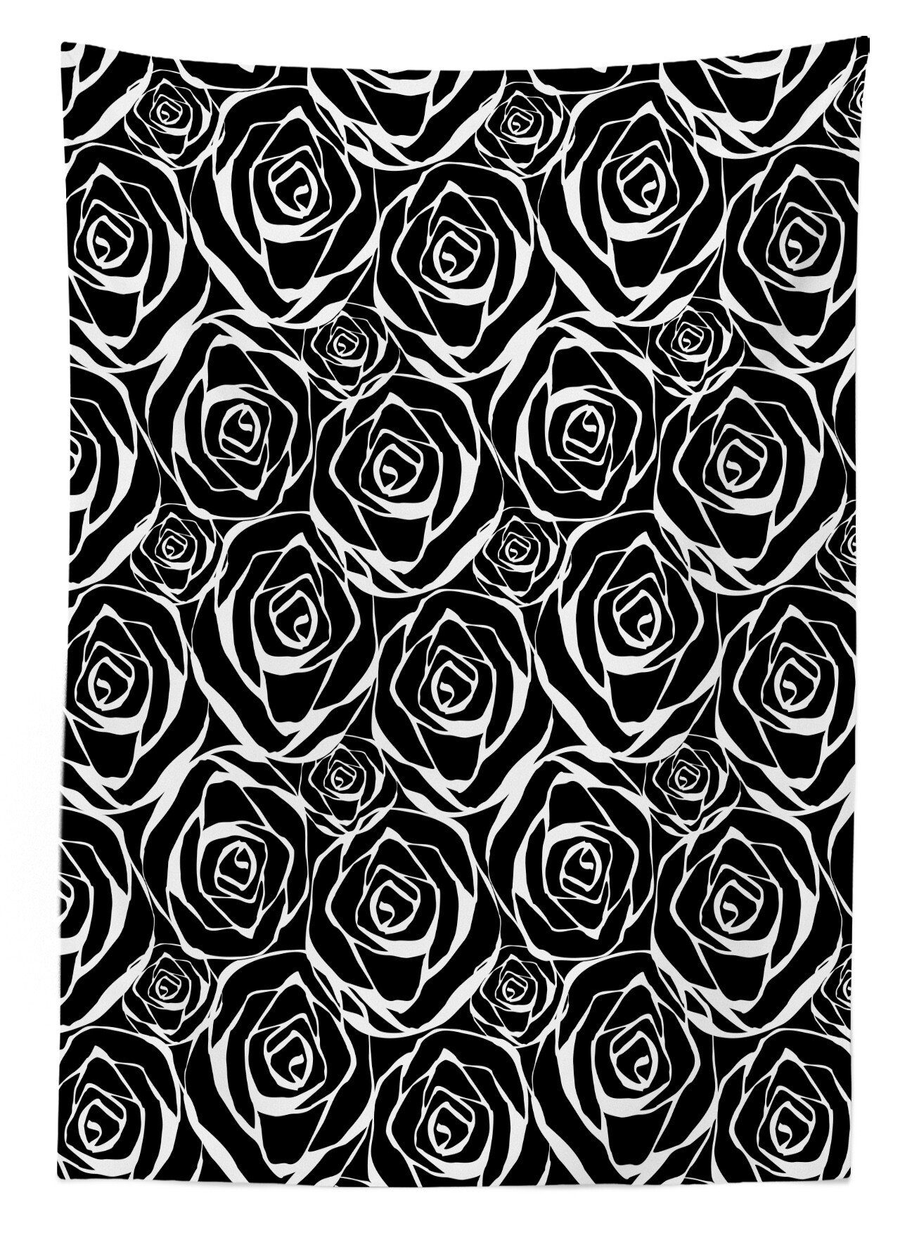 Außen Abstrakte Für Waschbar Kunst den Farbfest geeignet Klare Bereich Blumen Rose Tischdecke Blumen Abakuhaus Farben,