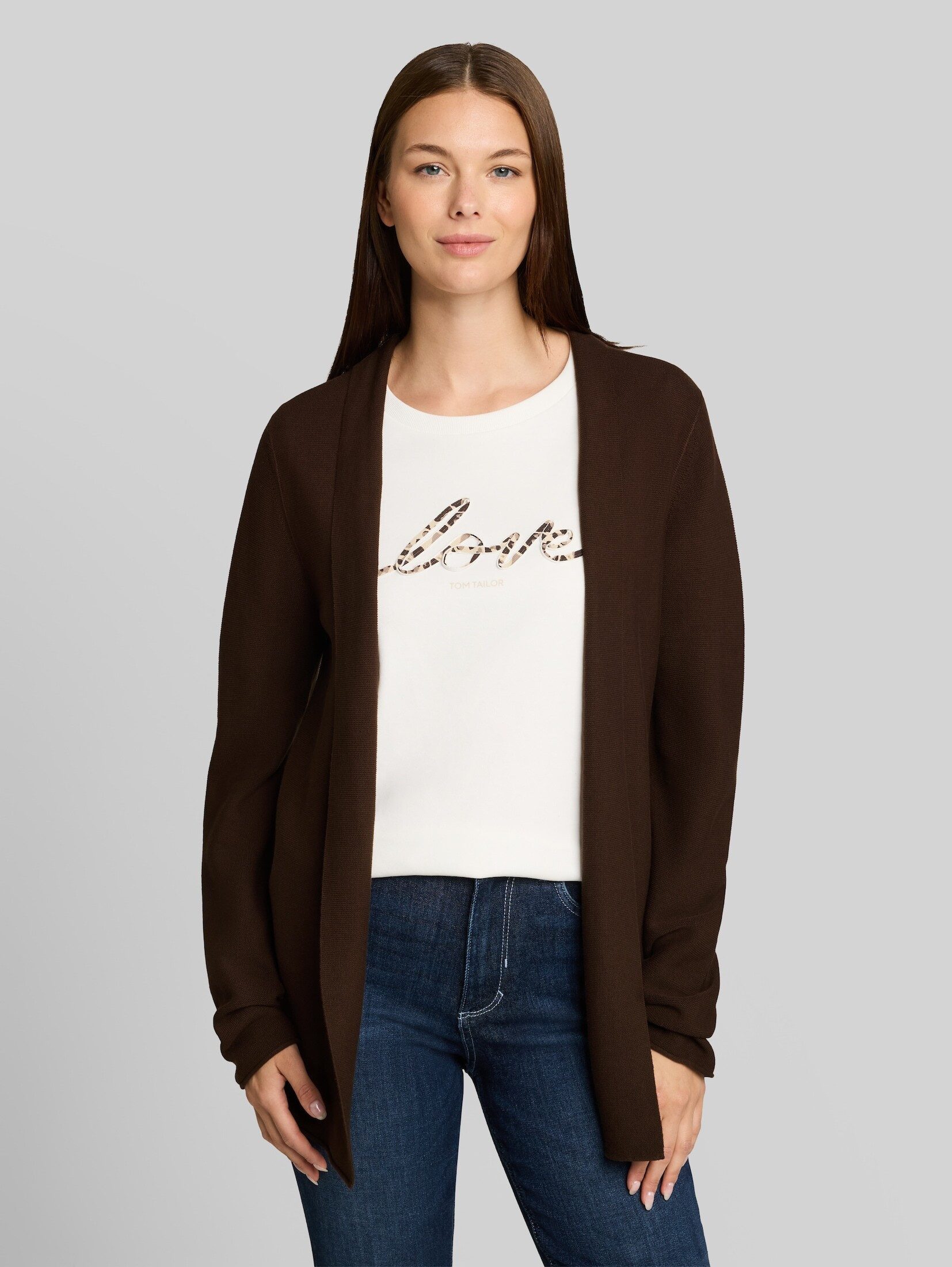 TOM TAILOR Cardigan Pullover & Strickjacken Cardigan aus Baumwolle
