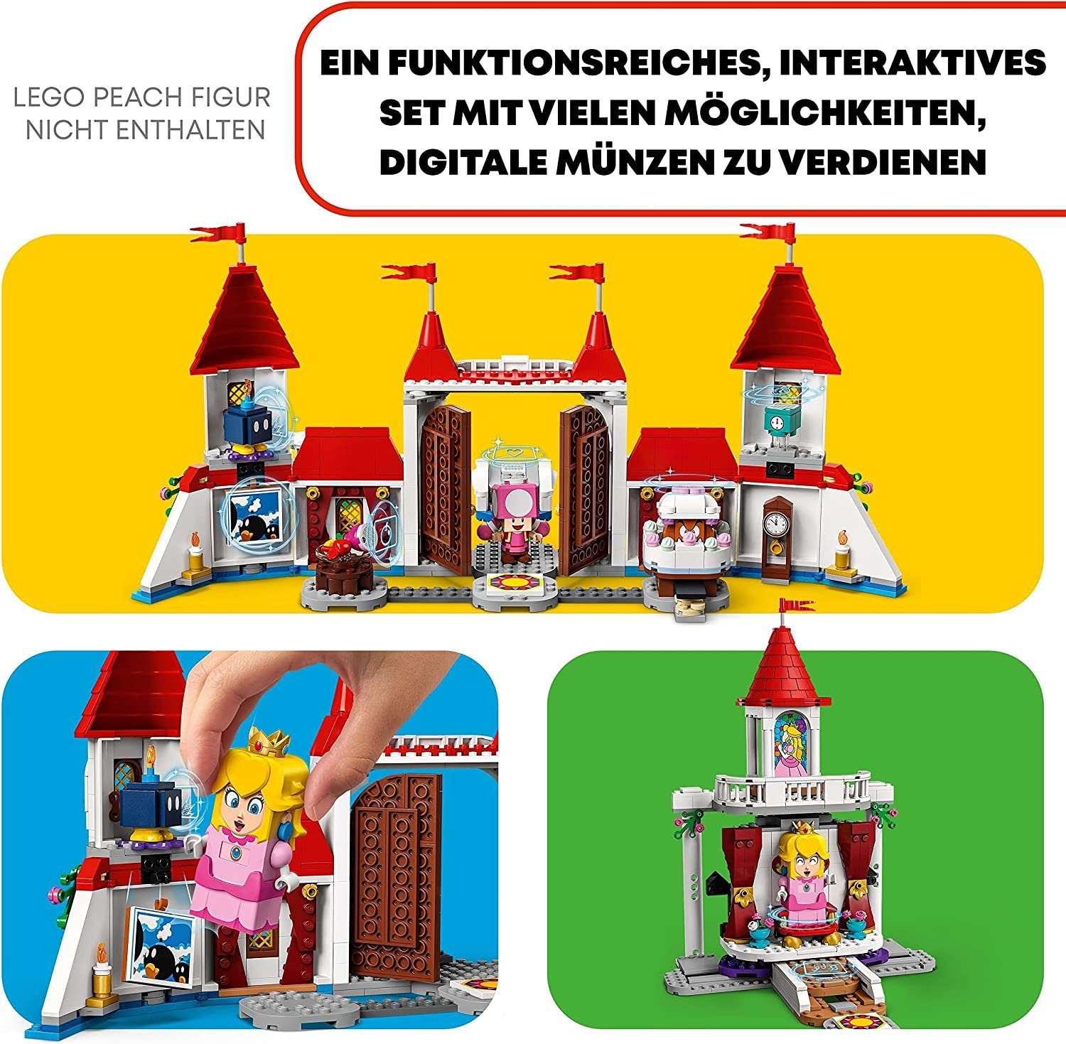 LEGO® Super Mario™ 71408 Pilz-Palast - Erweiterungsset Spielbausteine, (1216 St)