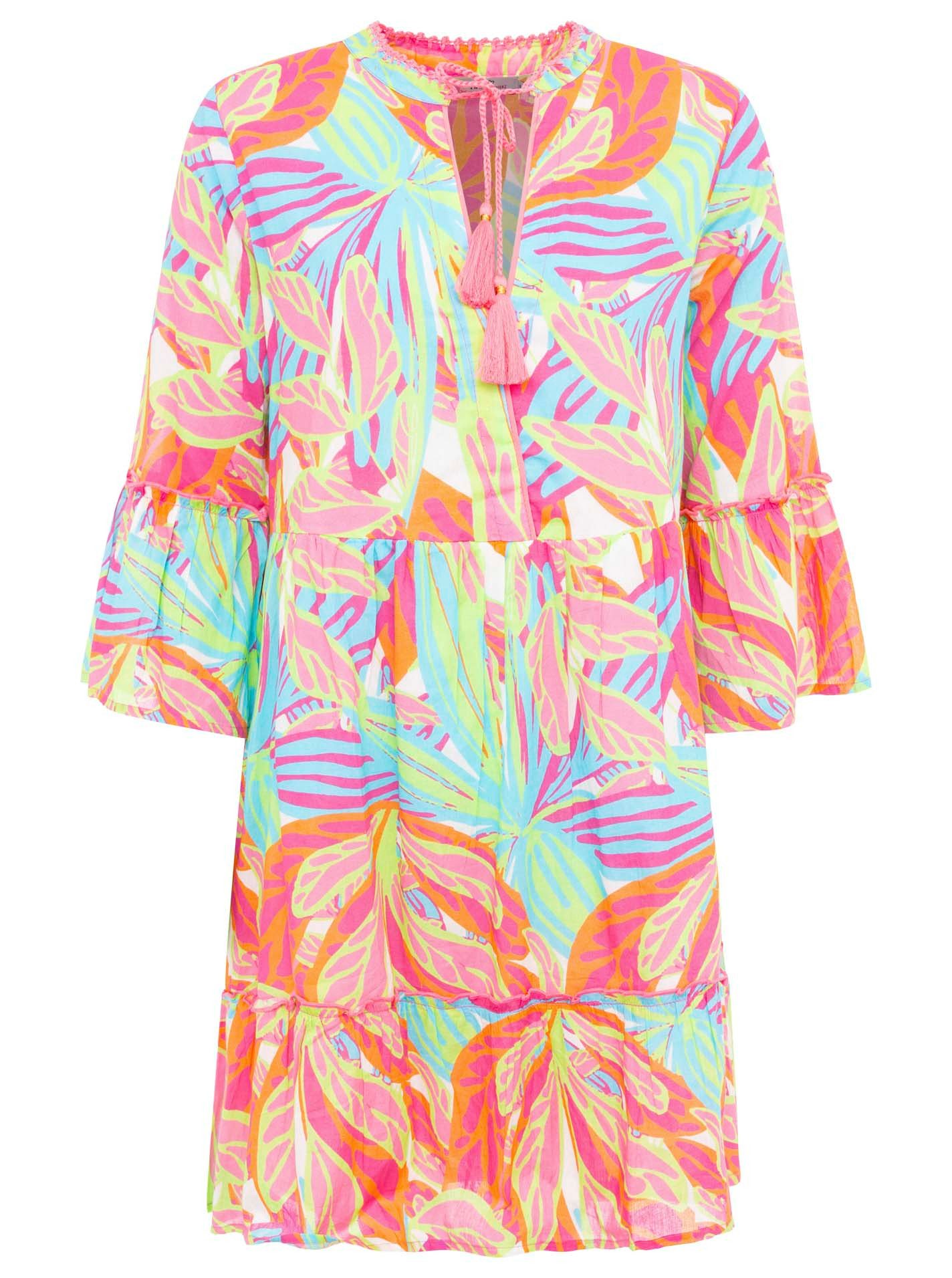Zwillingsherz Sommerkleid "Power Farben" mit Tasseln, günstig online kaufen