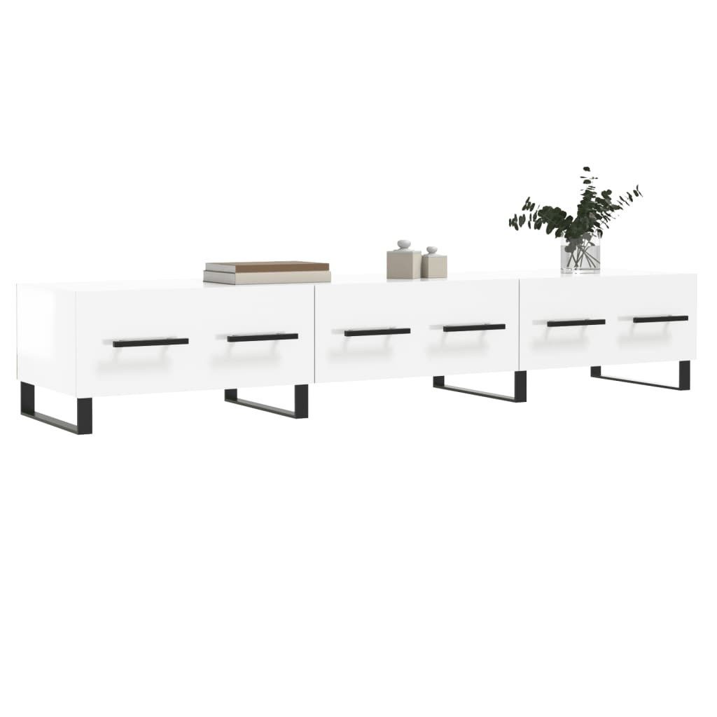 vidaXL TV-Schrank TV-Schrank Hochglanz-Weiß 150x36x30 cm günstig online kaufen