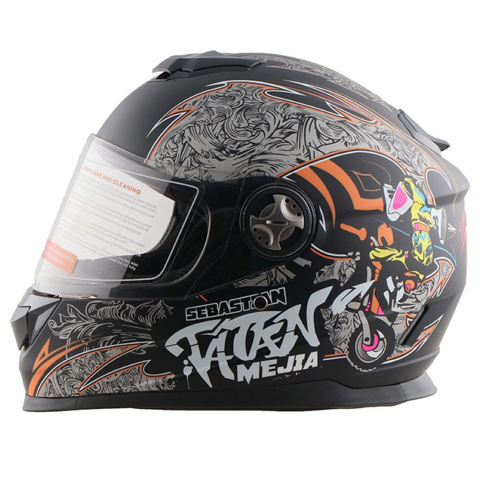 FunSport-Factory Motocrosshelm Mejia Kinder Integralhelm Motocross Helm Kinder Motorradhelm Offroad