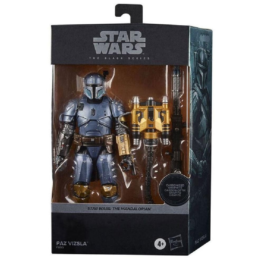 Hasbro Actionfigur Star Wars Black Series Paz Vizla Carbonized Figur 15cm