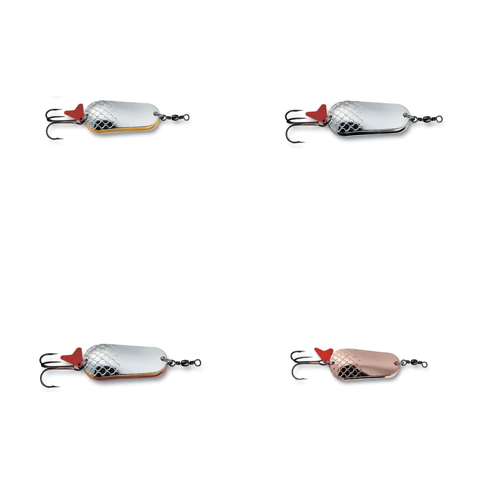 DAM Fishing Kunstköder, DAM Effzett Twin FZ 6g Silber/Gold Blinker