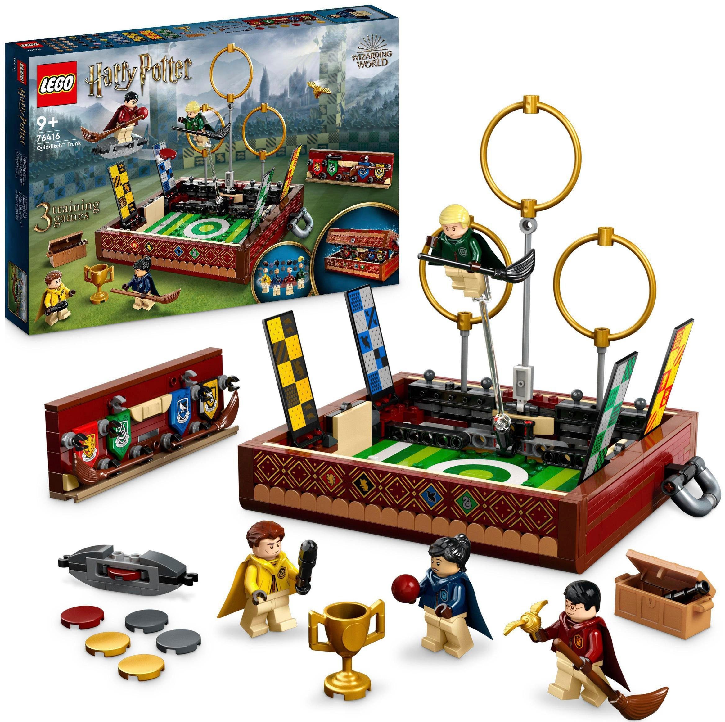 LEGO® Konstruktionsspielsteine Quidditch Koffer (76416), LEGO® Harry Potter, (599 St), Made in Europe