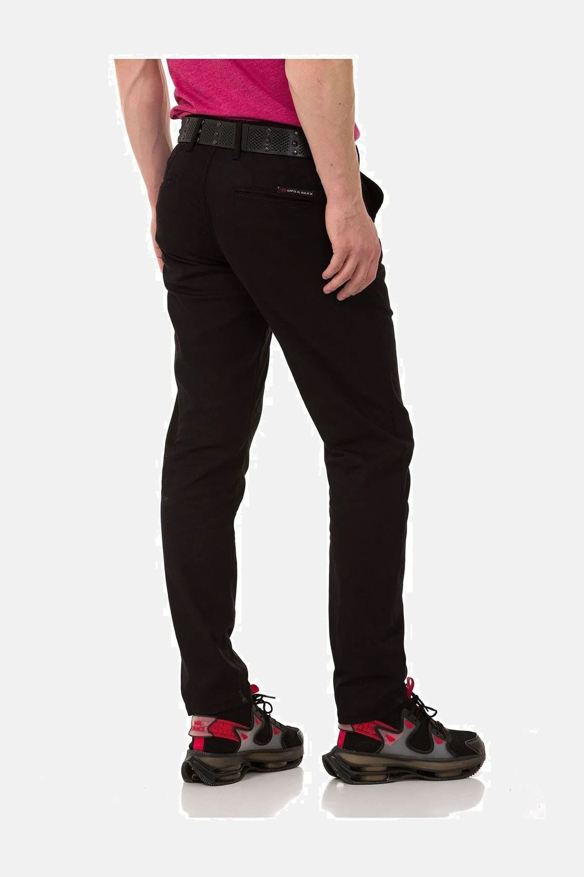Cipo & Baxx Stoffhose Hose im modischen Slim Fit-Schnitt, CD842 – Bild 3 von 5