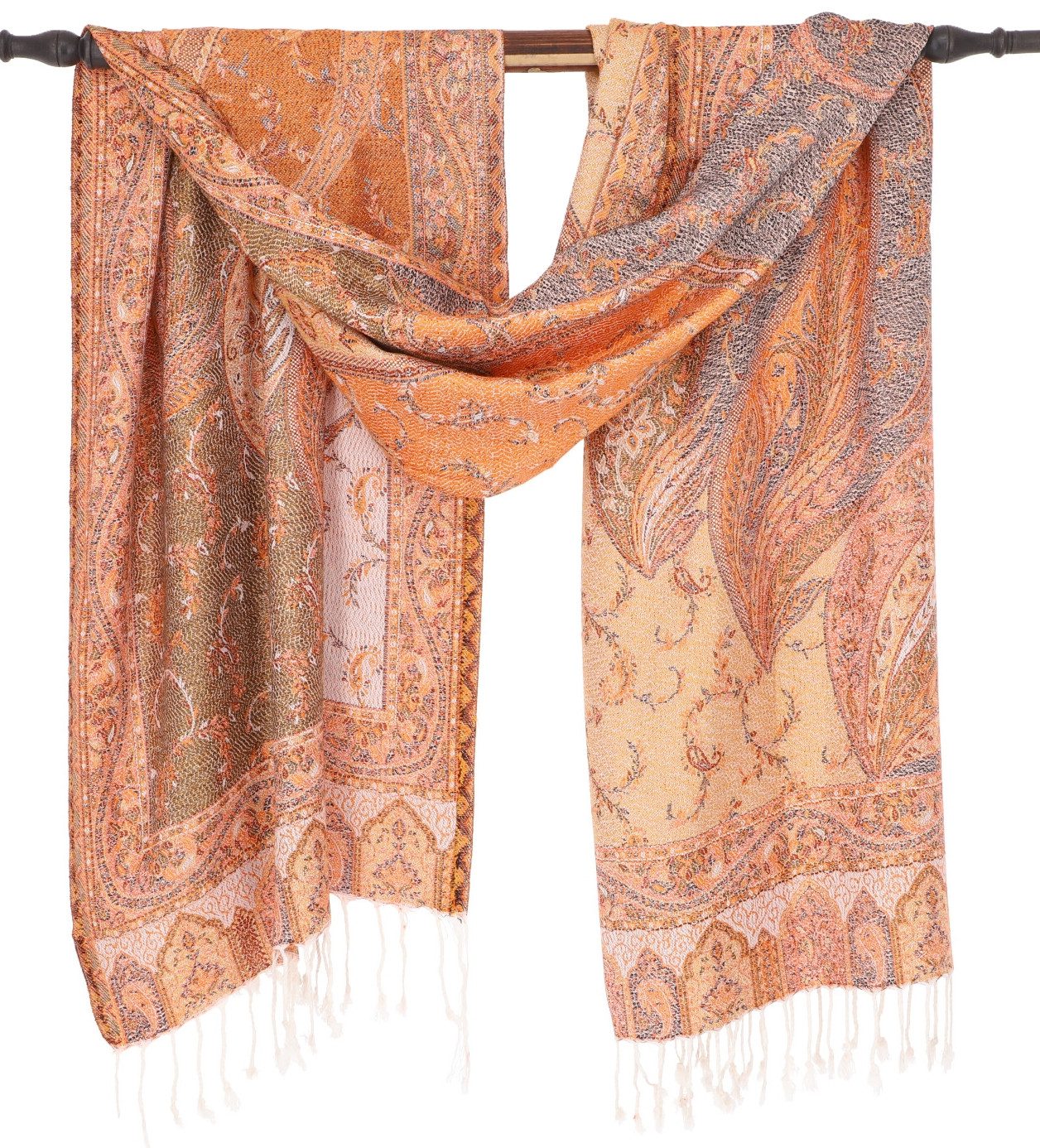 Guru-Shop Halstuch Indischer Schal, Stola mit Paisley Muster,..