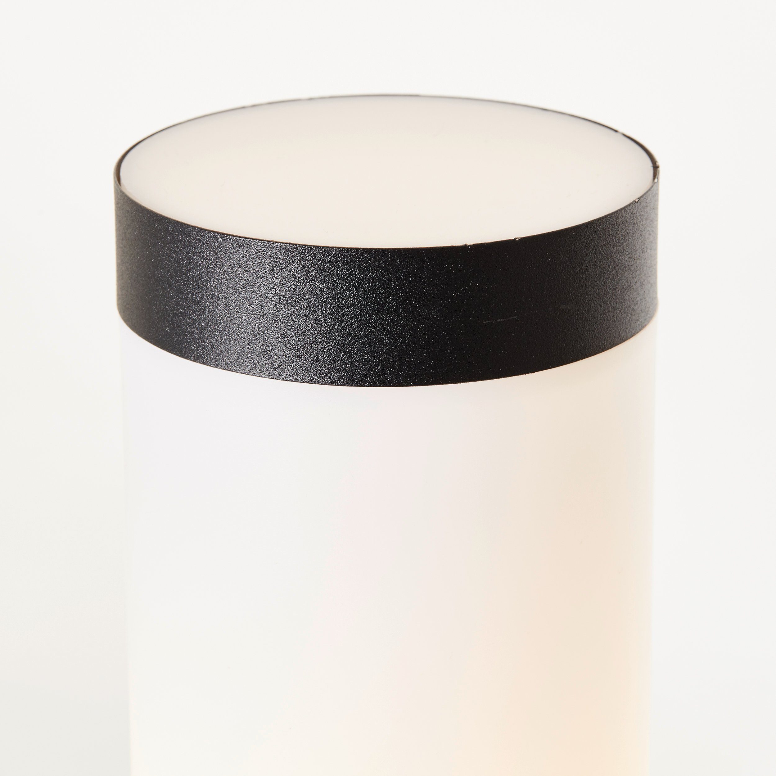 Lightbox Außen-Stehlampe, ohne Höhe, Leuchtmittel, E27, 12 1,1 cm, W, schwarz Pollerlampe, 20 IP44, m max. Ø