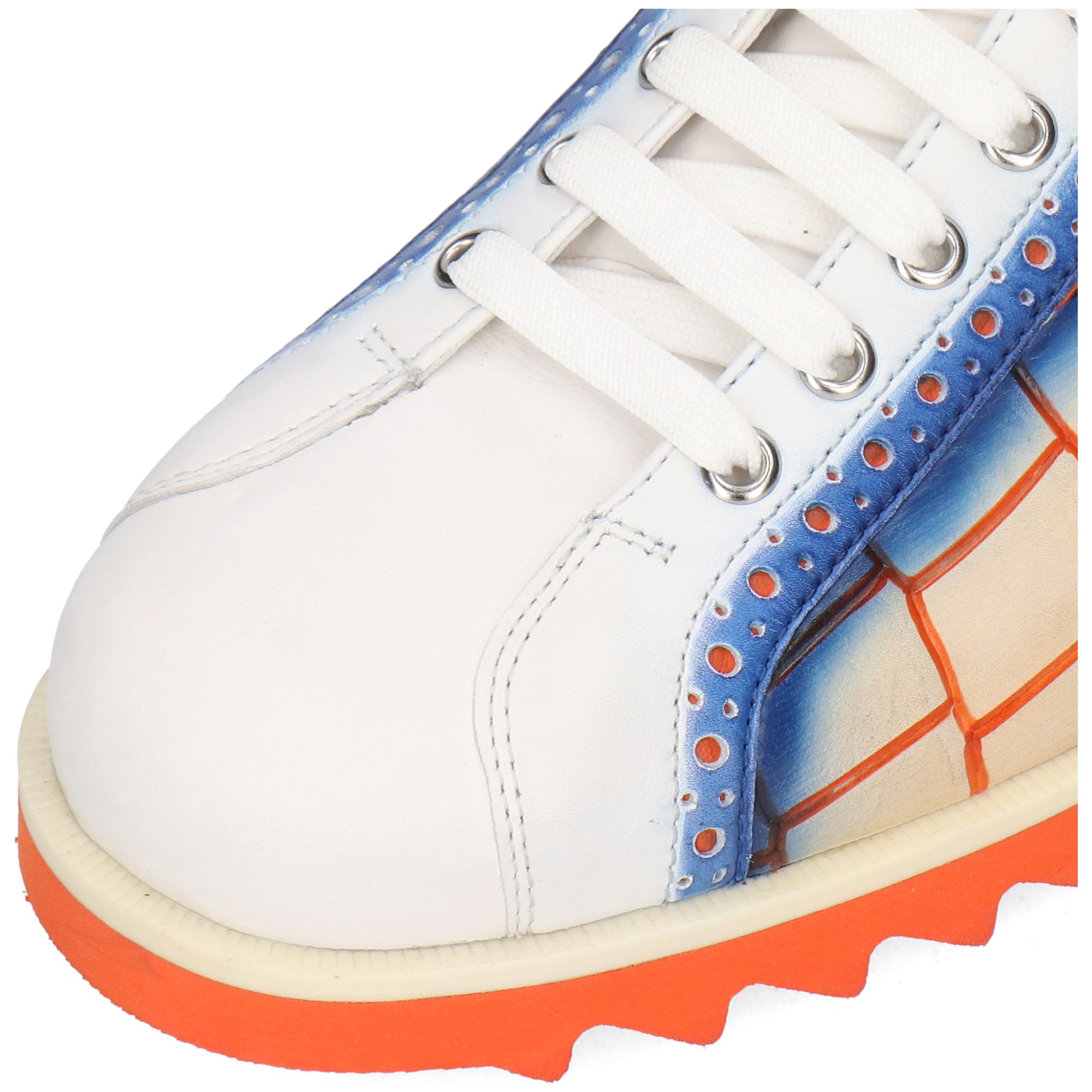 Melvin & Hamilton Hadrian 7 Leder-Schnürschuhe für Herren Sneaker Plateausohlen, Echtes Leder, Vegetabile Gerbung