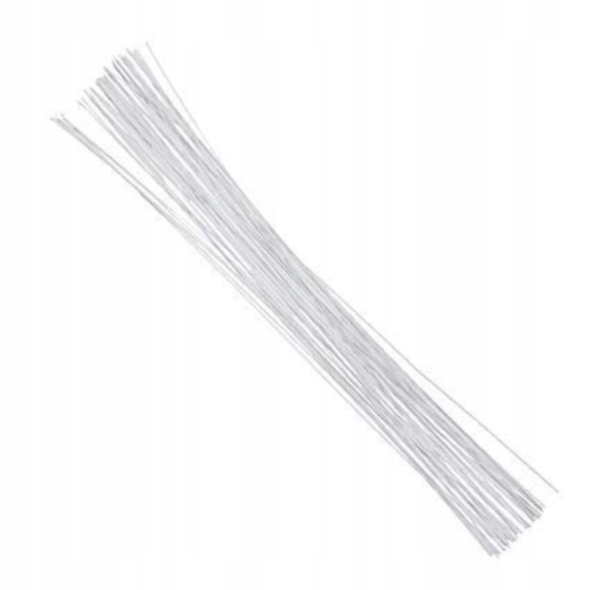 Decora Draht Weißer Floristendraht 30 Gauge (0,25 mm), für Zuckerdekorationen.
