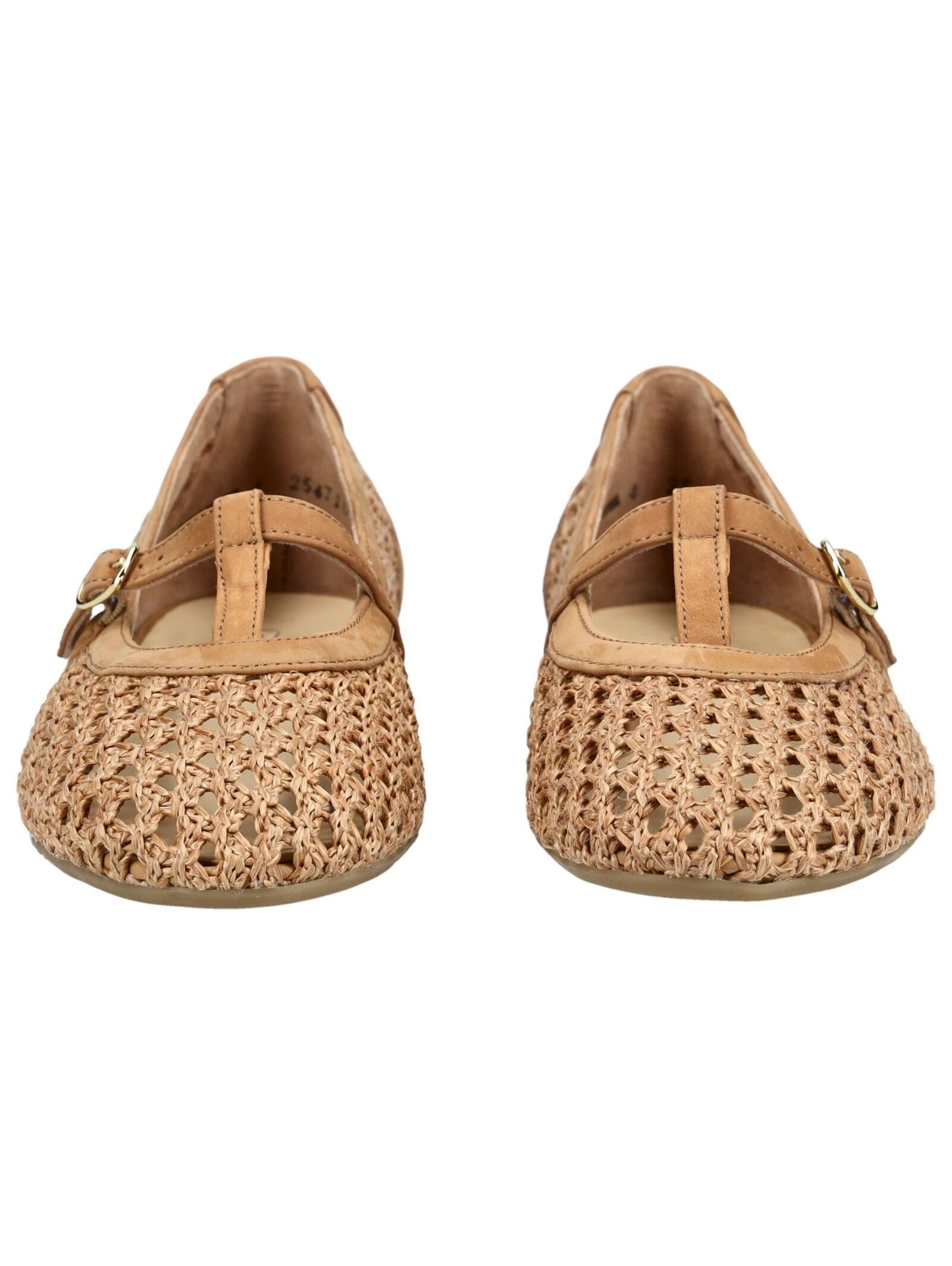 Paul Green Paul Green Ballerinas Nubukleder/Textil Riemchenballerina