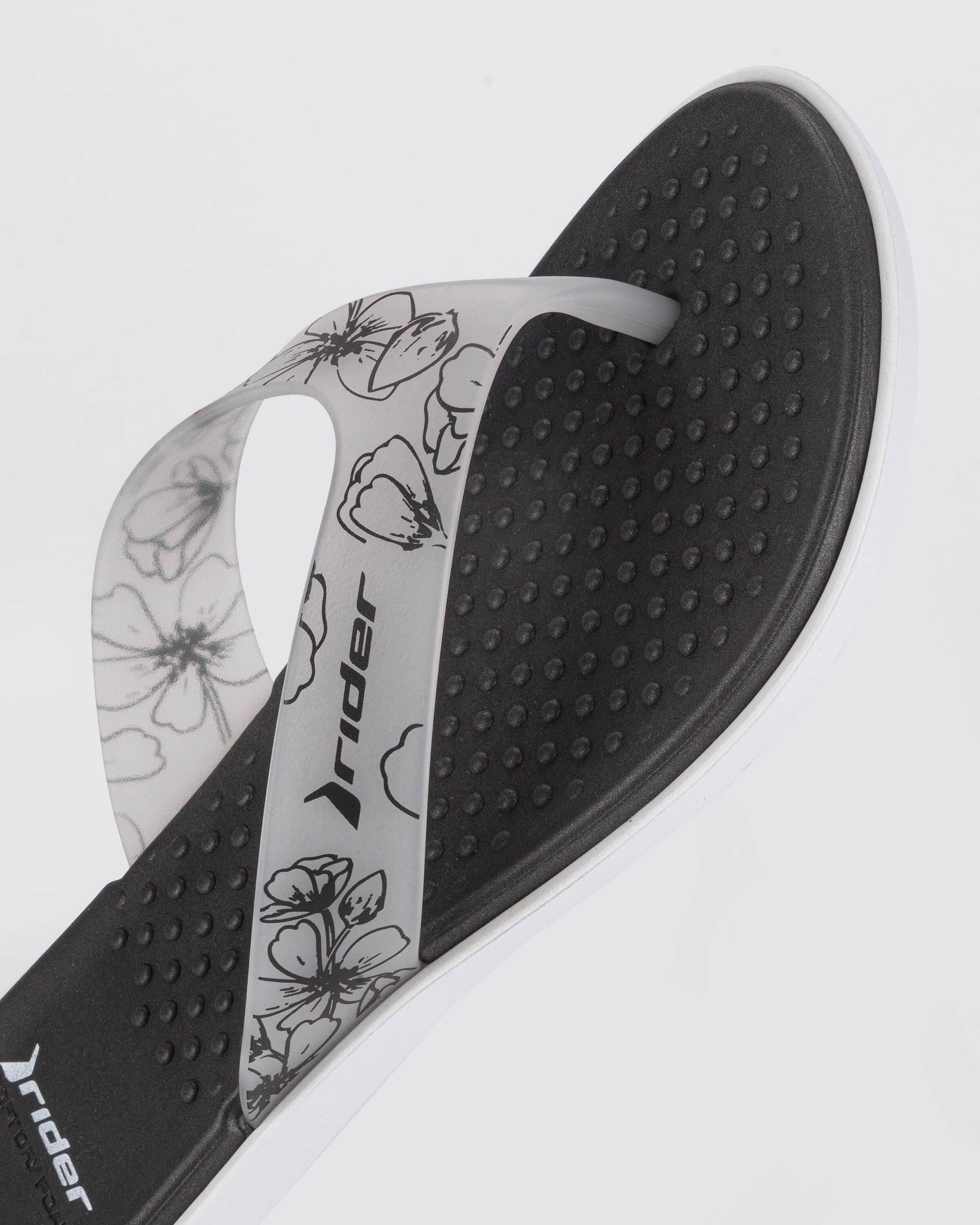 Rider AQUA V FEM - Badelatschen / Slides Pantolette Flip Flops - rutschfeste Innensohle - sportliches Design