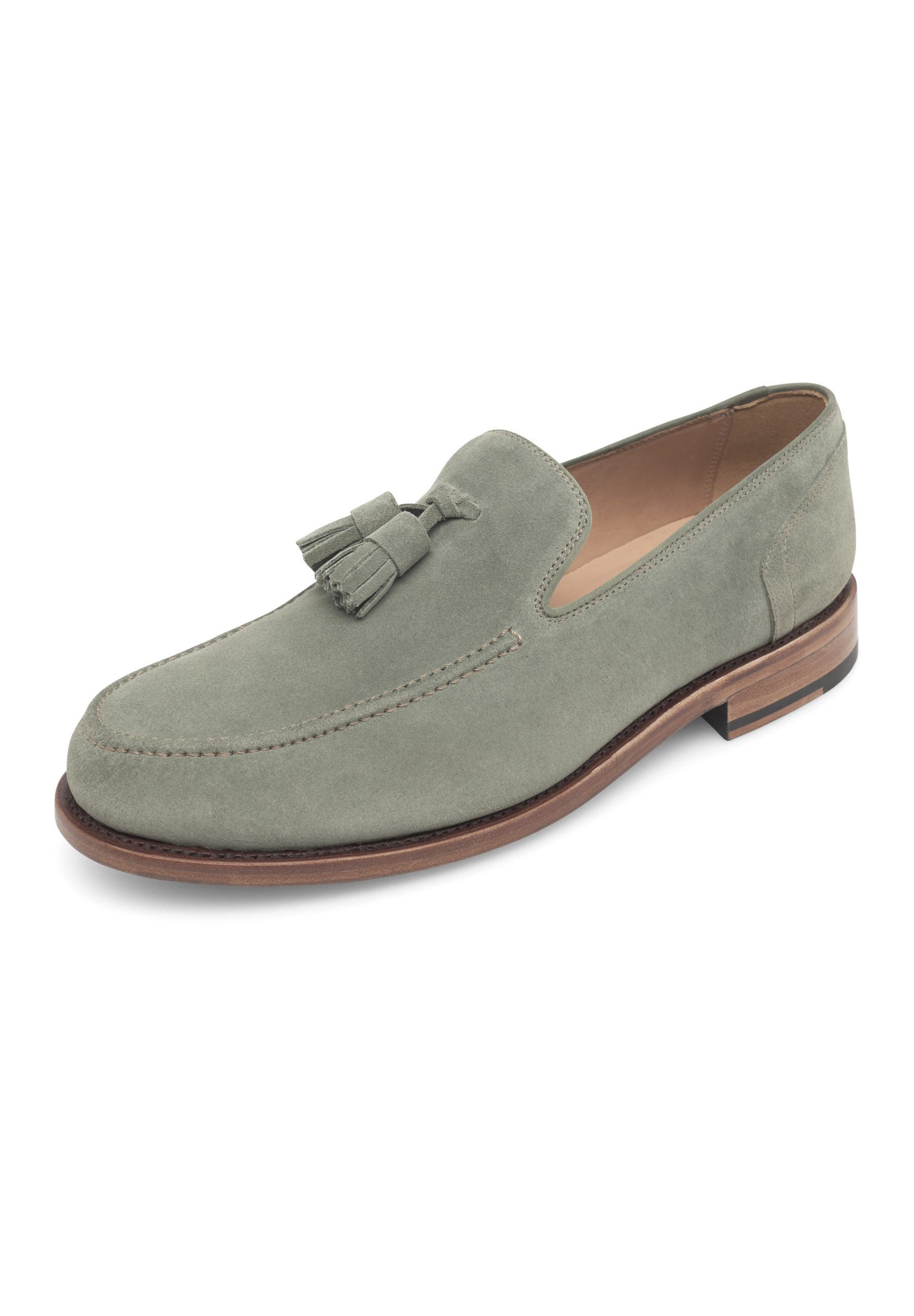 Henry Stevens Haywood TL Businessschuh Loafer Herren Halbschuhe Leder handgefertigt, Anzugschuhe Slipper