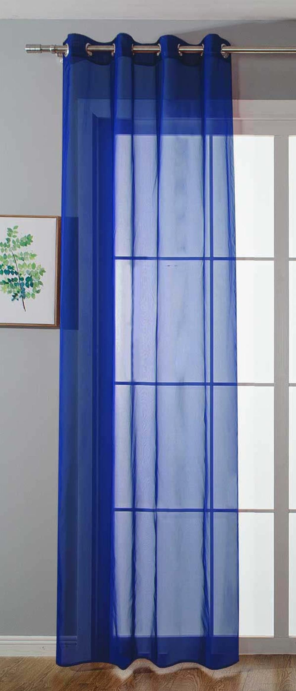 Gardinenbox Gardine, Ösen (1 St), transparent, günstig online kaufen