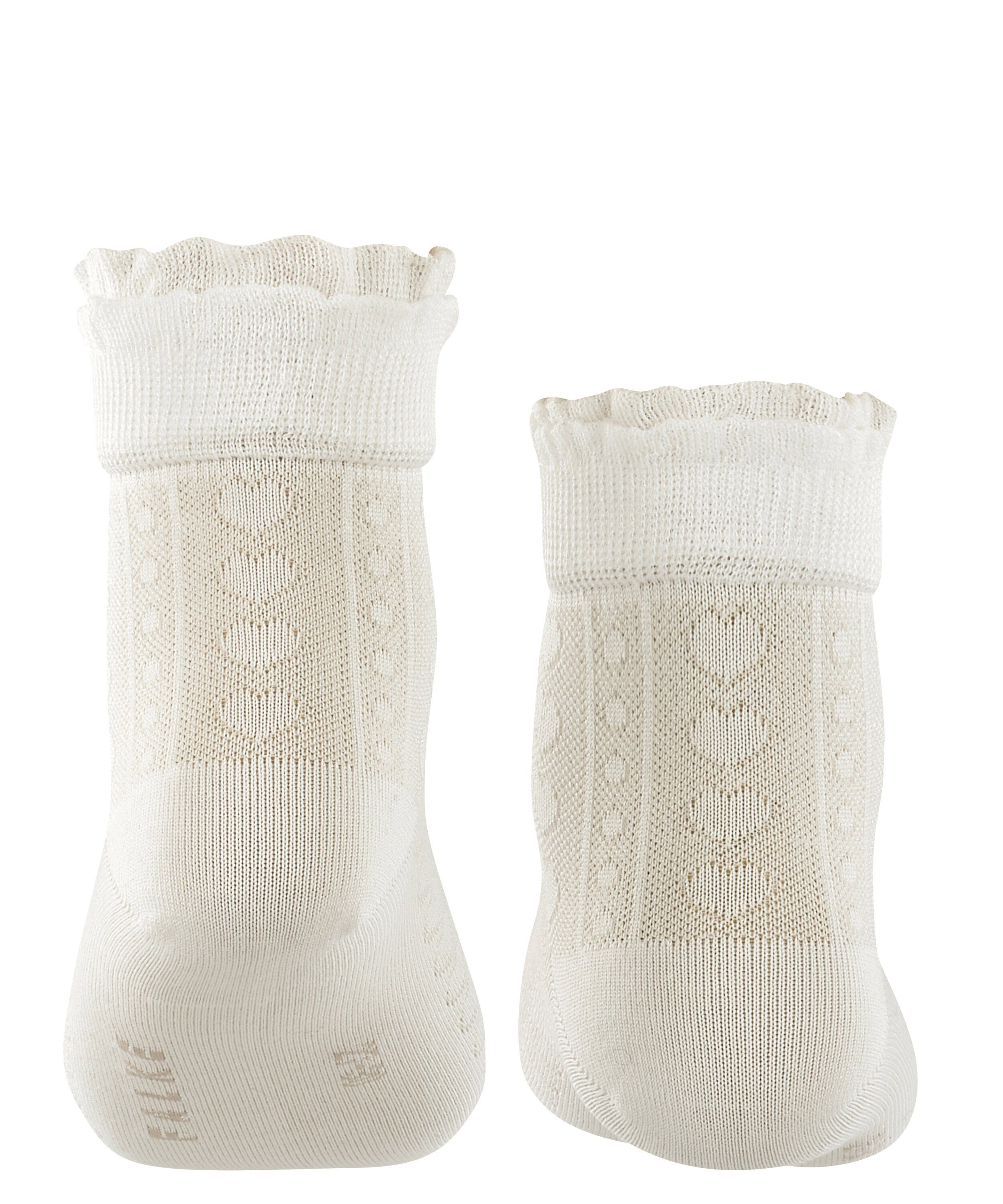 FALKE Socken FALKE Romantic Net Kinder (1-Paar) mit verstärkten Belastungszonen