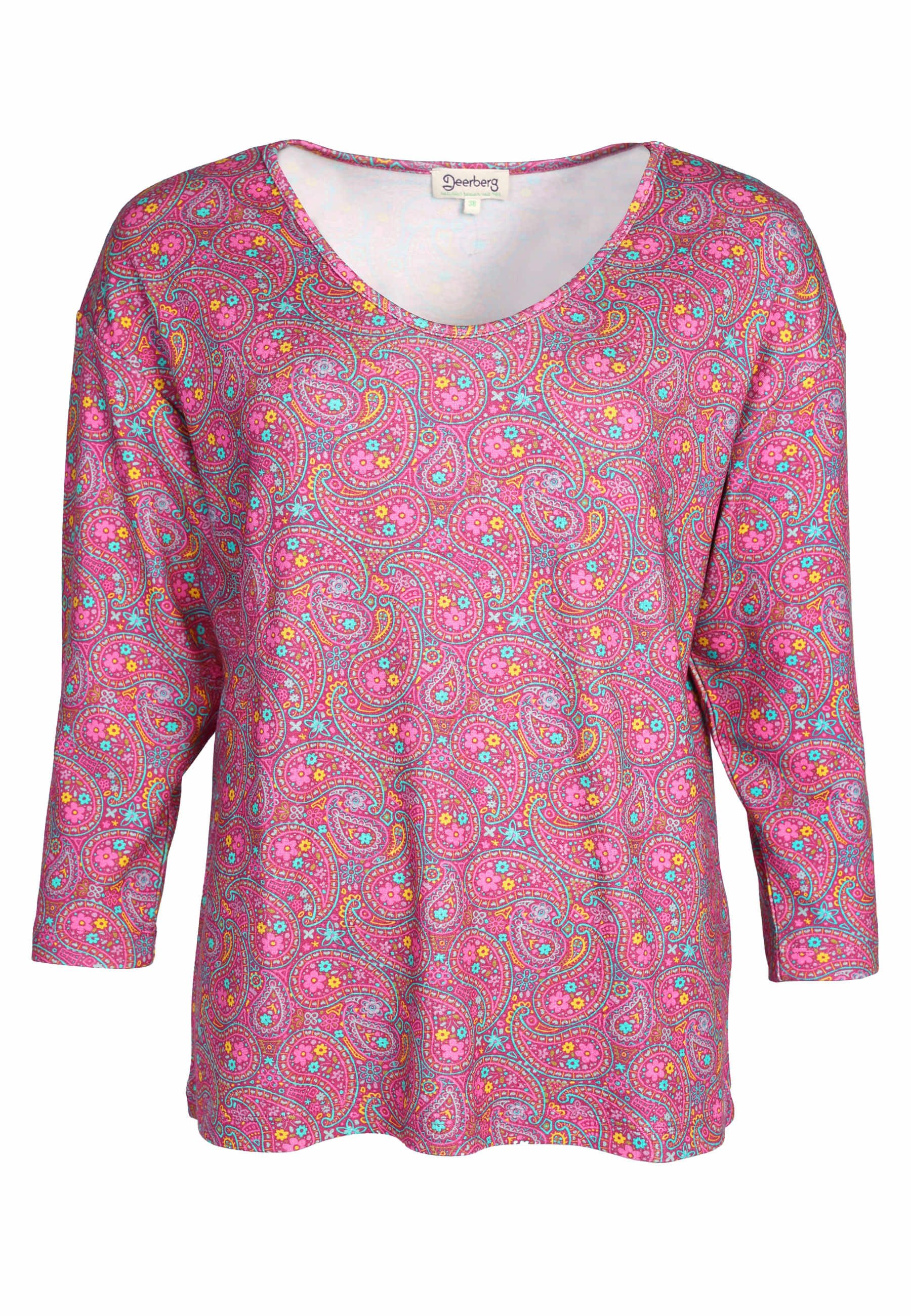 Deerberg Langarmshirt Betzeli paisley – Bild 2 von 5
