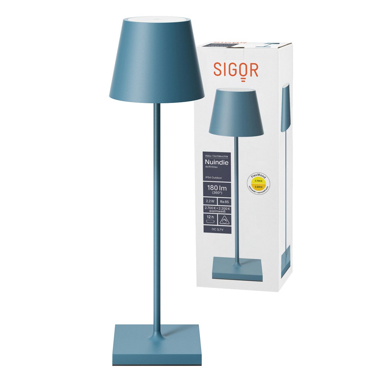 SIGOR LED Tischleuchte Sigor Akku-Tischleuchte NUINDIE günstig online kaufen