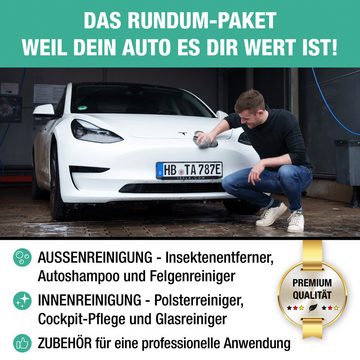 bio-chem Autopflege PREMIUM-SET 9-teilig Auto-Reinigungsmittel