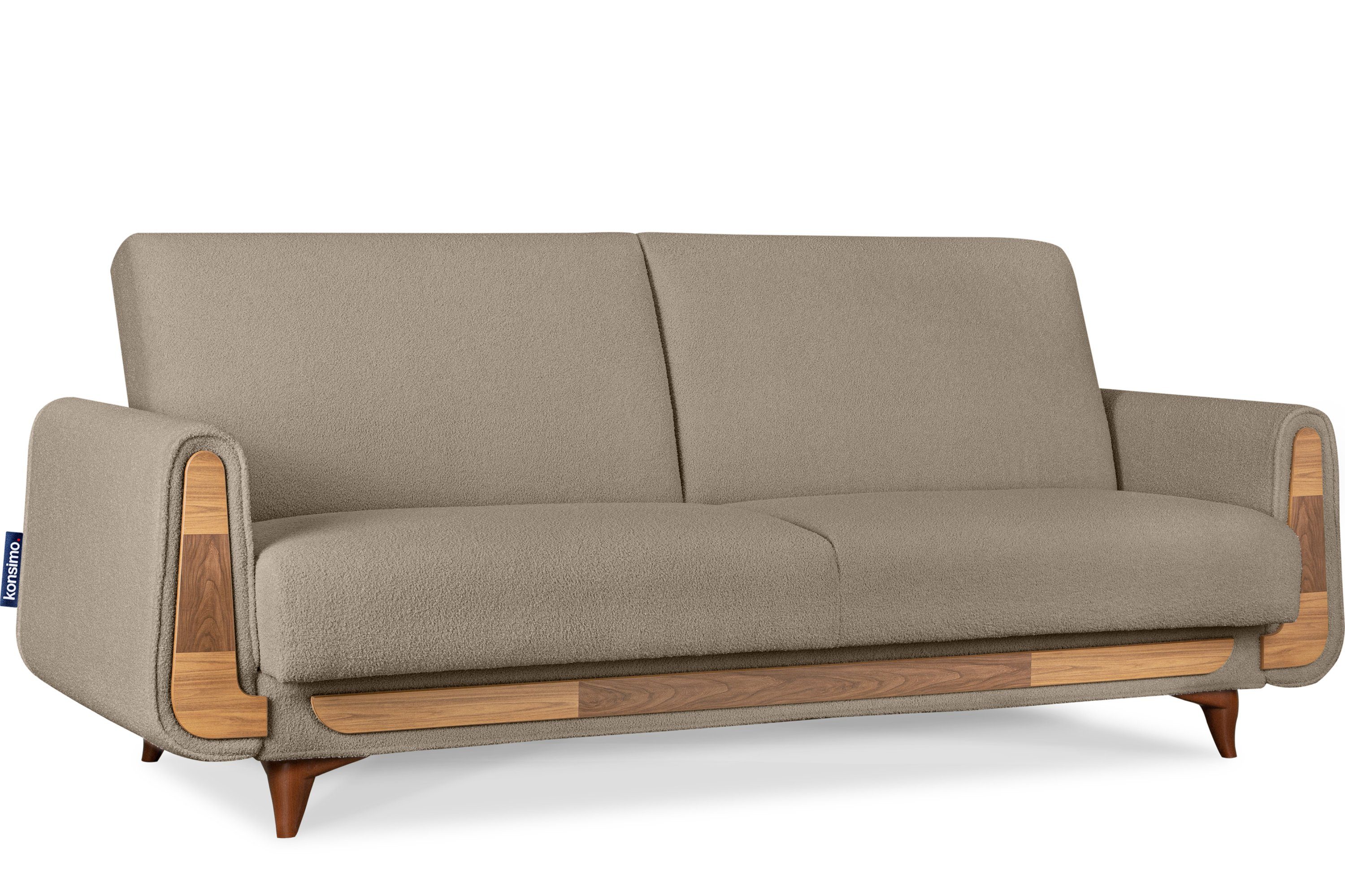 KONSIMO® 3-Sitzer, GUSTAVO, Sofa mit Schlaffunktion, günstig online kaufen
