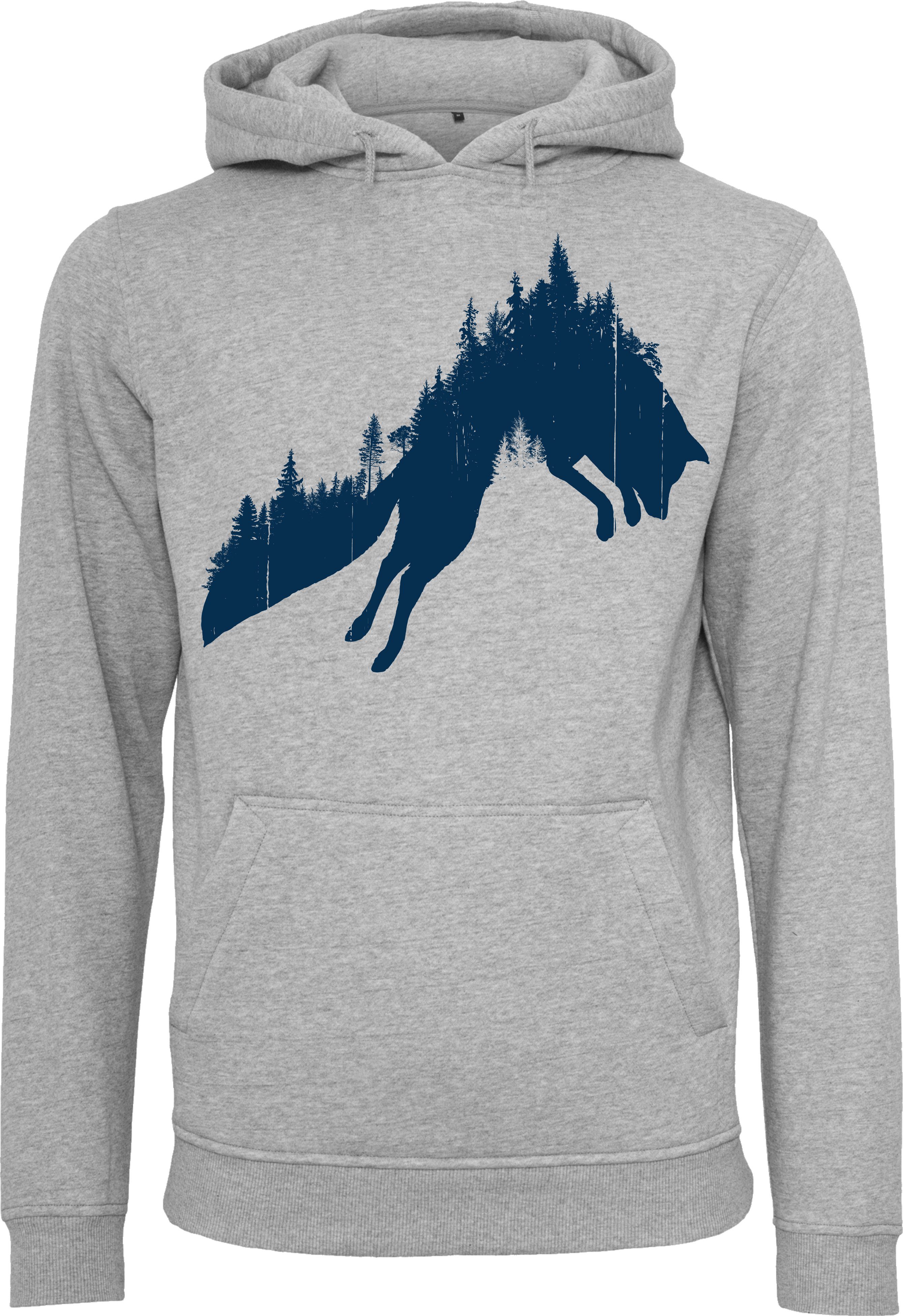 Kapuzenpullover Jäger Hoodie: "Waldfuchs" - Geschenk für Jäger