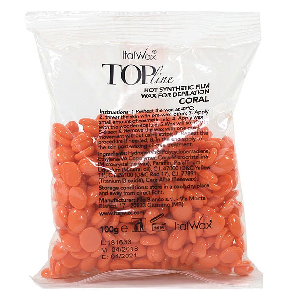 Italwax Körperrasierer Filmwachs Top Line Coral Italwax Hot Film Wax Wachsp günstig online kaufen