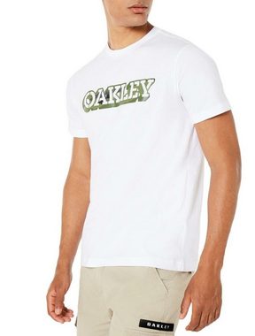 Oakley T-Shirt OAKLEY Camou Retro Oldschool Ski Cotton Golf Tee Logo Graphic Tennis T