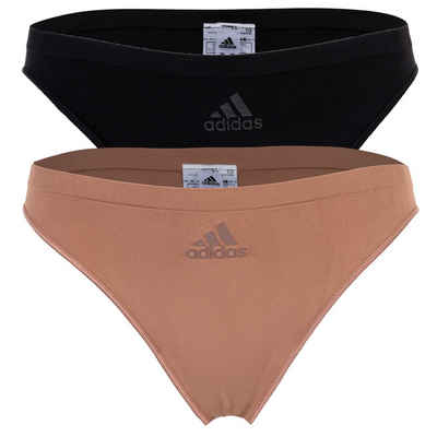 adidas Sportswear Slip Damen Slip, 2er Pack - Low Rise Bikini, Smart