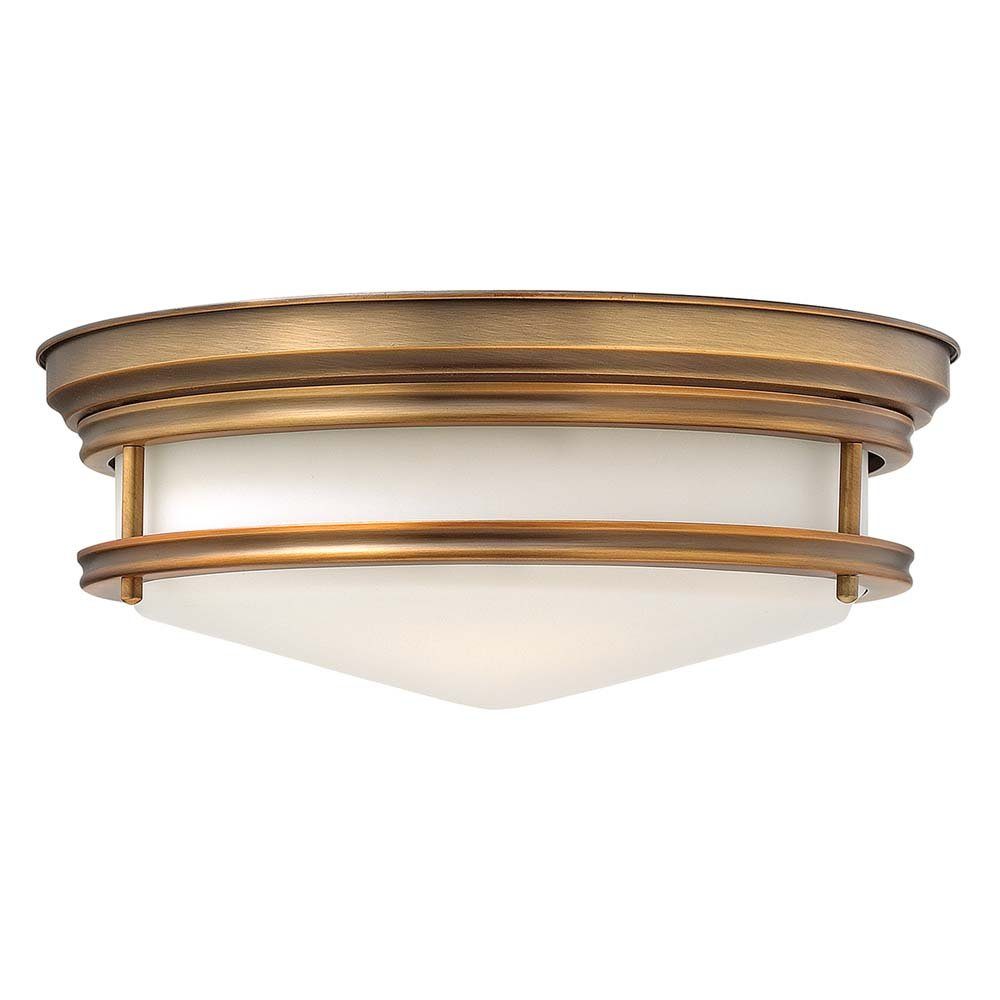 Elstead LIGHTING Deckenleuchte, Leuchtmittel nicht inklusive, Deckenleuchte Lampe Wohnzimmerleuchte Glas Stahl Bronze D 35,6 cm 3