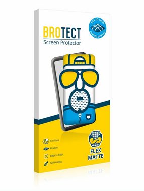 BROTECT Full-Screen Schutzfolie für walkbee Smartwatch 1.3" (rund), Displayschutzfolie, 2 Stück, 3D Curved matt entspiegelt Full-Screen Anti-Reflex