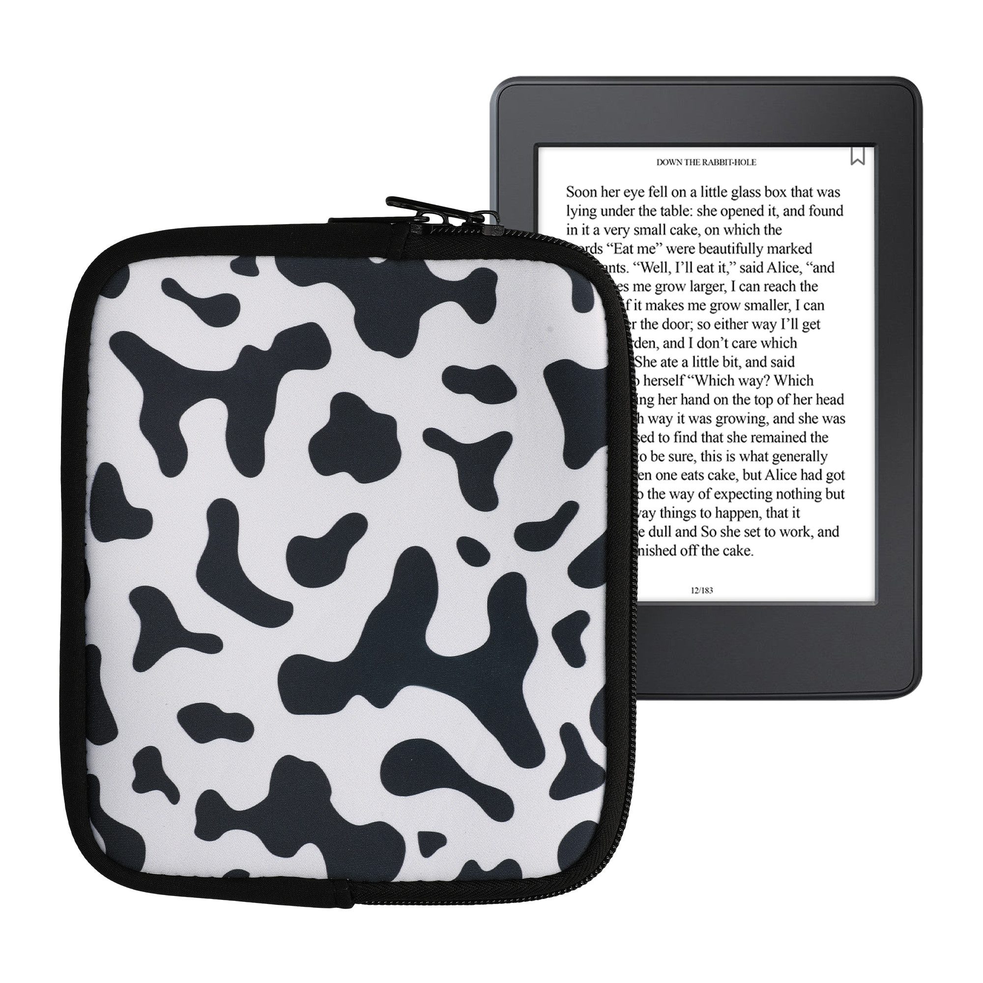 kwmobile E-Reader-Hülle Tasche für eReader, Neopren Hülle Schutzhülle - Innenmaße