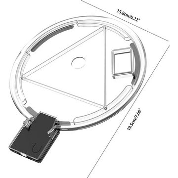 Tadow Ladestation für PS5-Konsole, Konsolenständer RGB-Ladeschale PlayStation 5-Controller