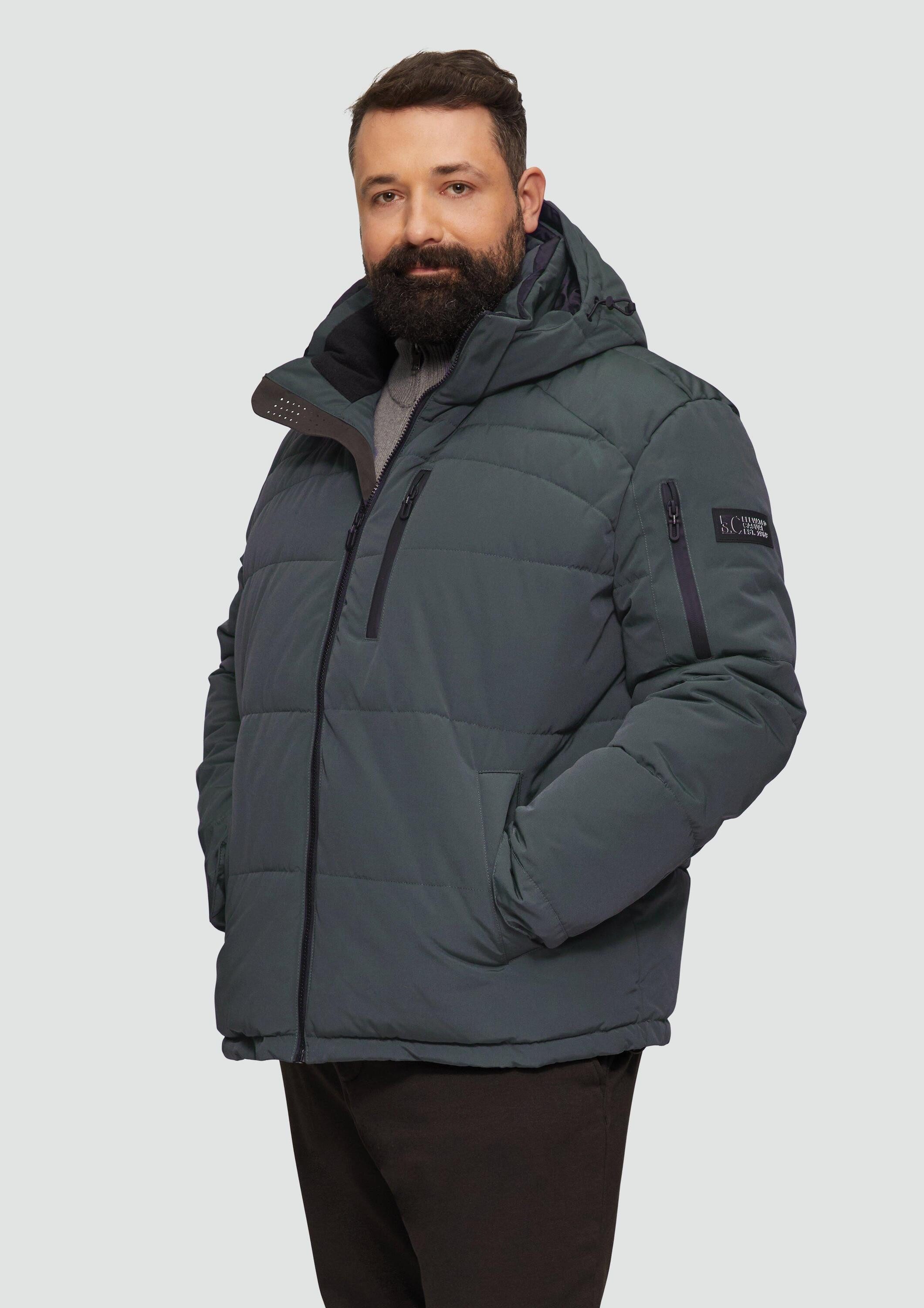 s.Oliver Winterjacke Outdoor-Jacke Wasserabweisende Steppjacke mit abnehmba günstig online kaufen