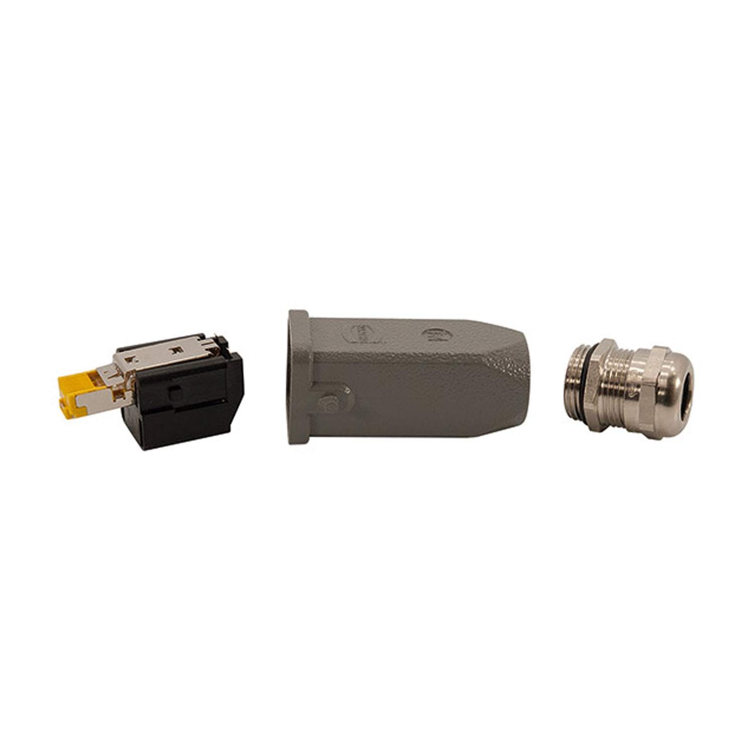 Harting Rundstecker Titel:RJ45 Industrial Steckverbinder-Set Stift gerade, 8-polig, Schne