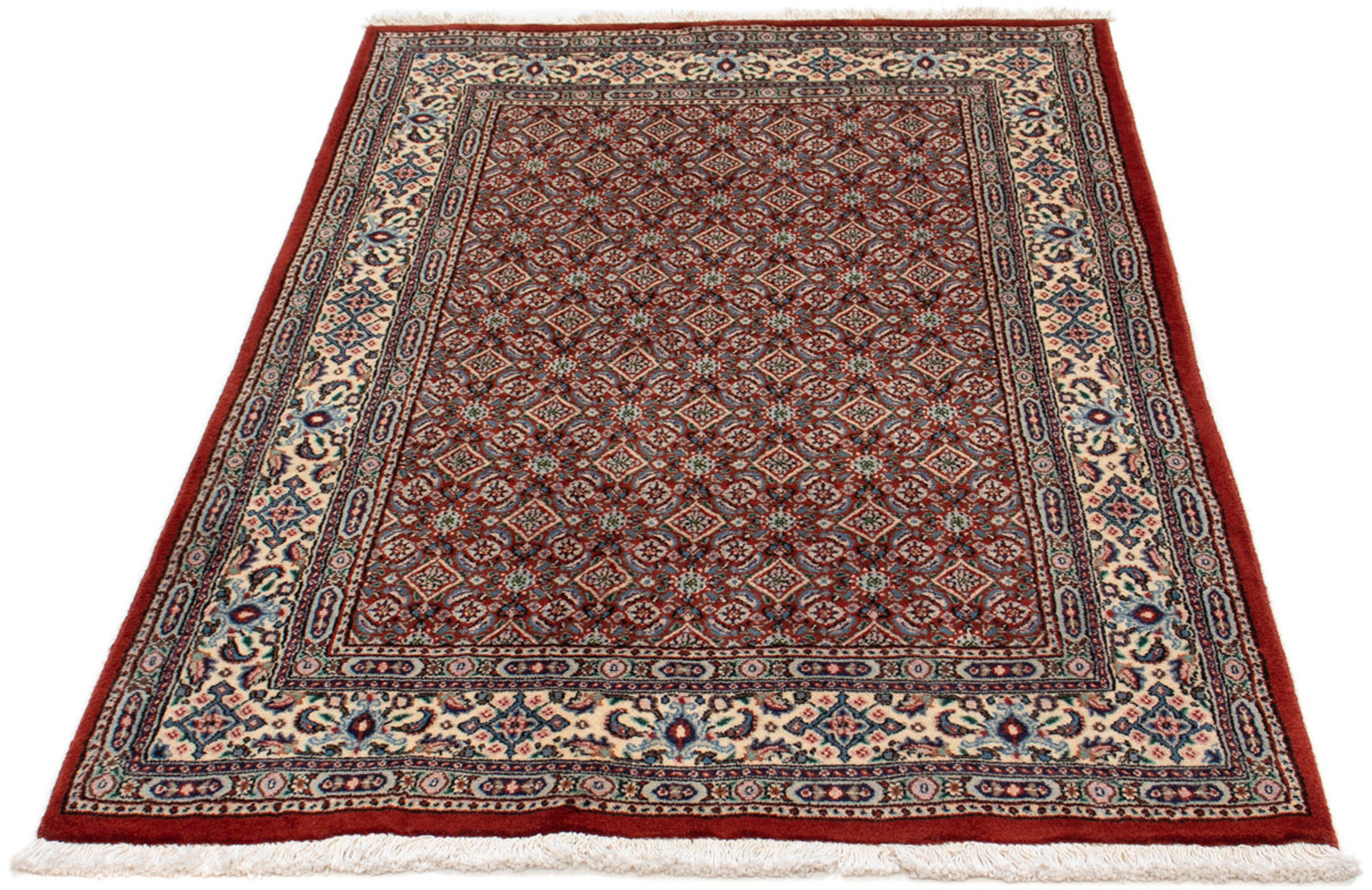 Orientteppich Perser - Classic - 149 x 97 cm - dunkelrot, morgenland, rechteckig, Höhe: 10 mm, Wohnzimmer, Handgeknüpft, Einzelstück mit Zertifikat | Kurzflor-Teppiche
