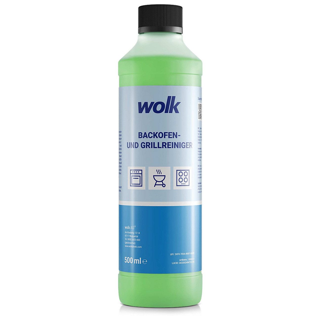 wolk Backofen- und Grillreiniger (1x 500 ml Flasche)