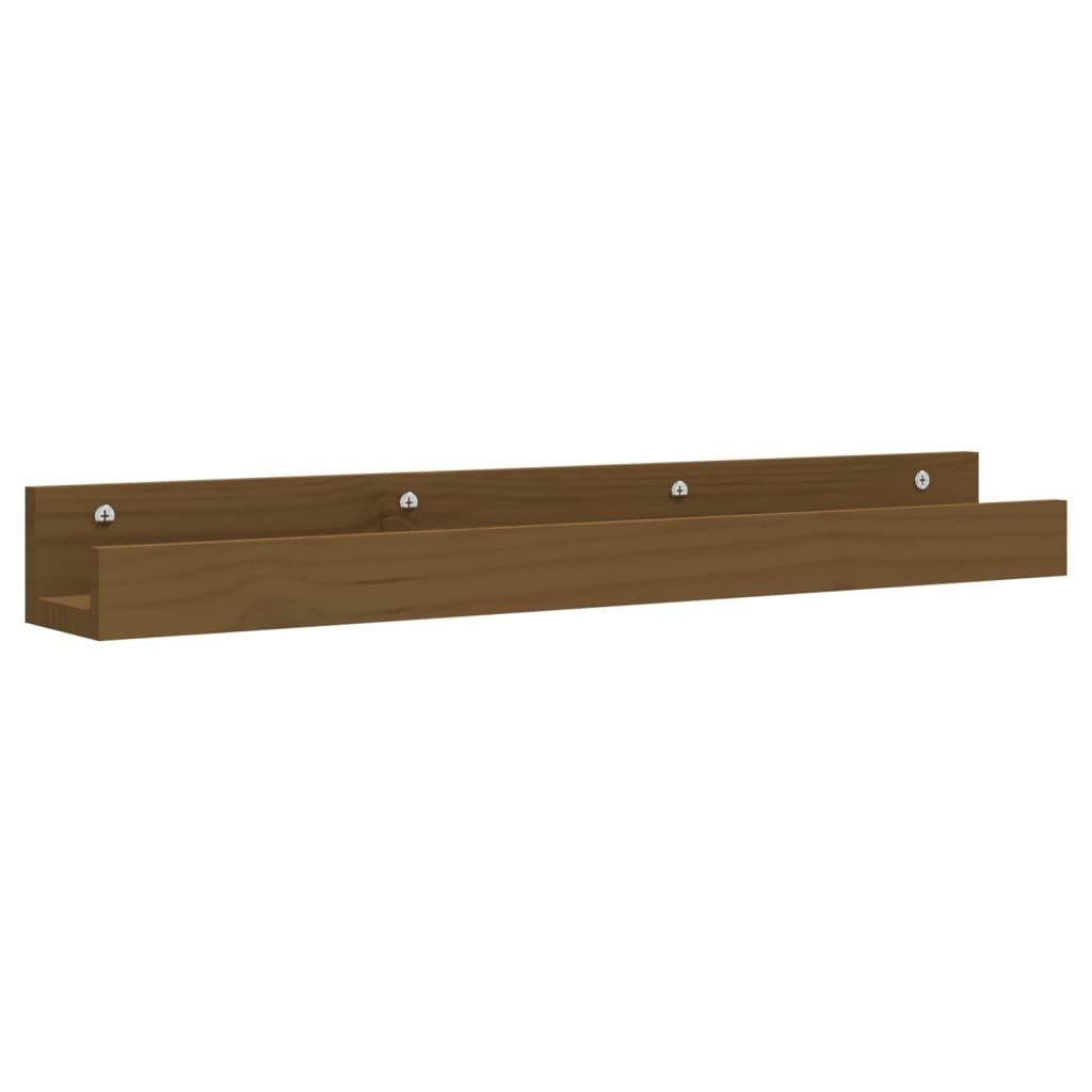 vidaXL Regal Wandregale 2 Stk. Honigbraun günstig online kaufen