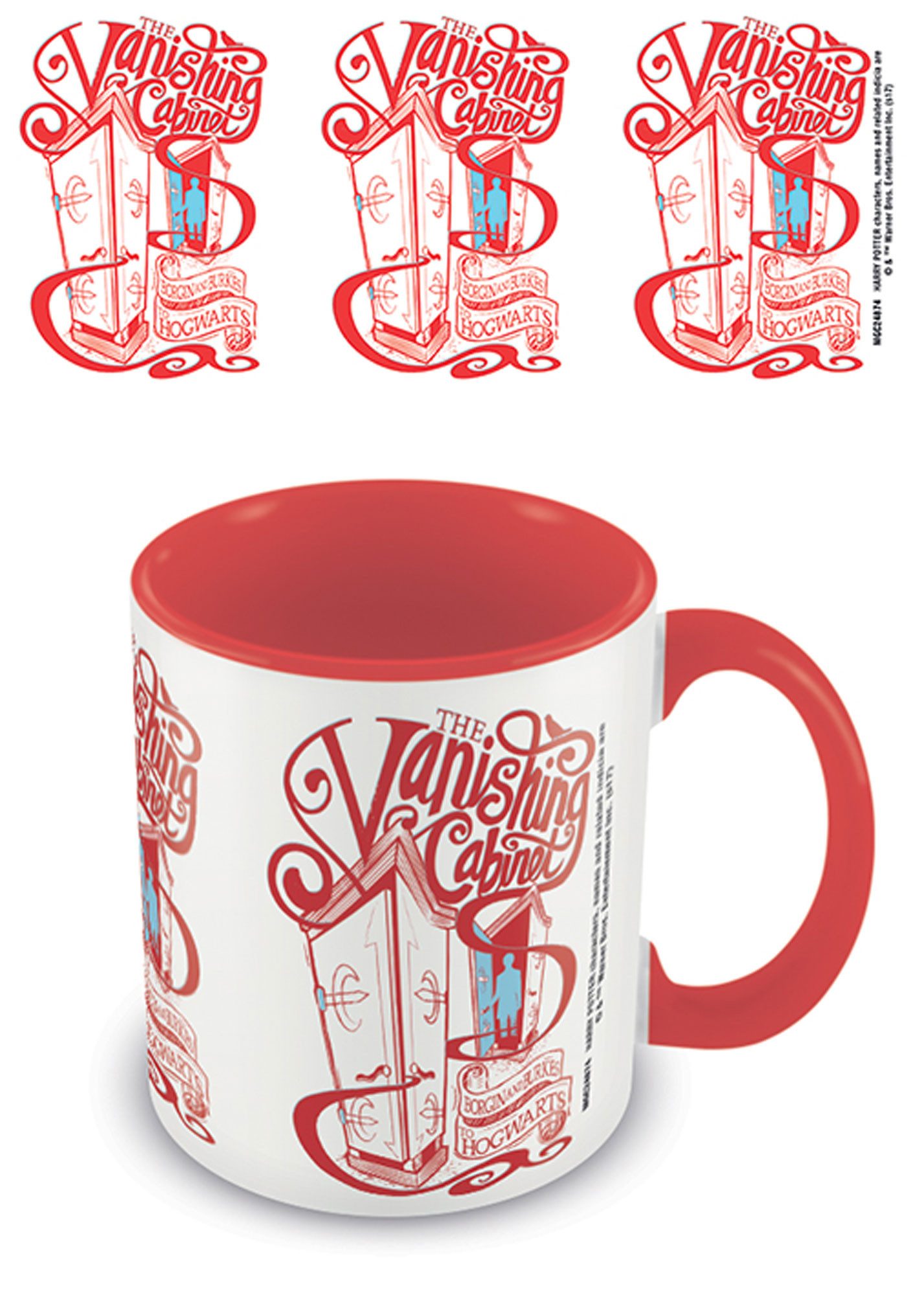 Tasse Harry Potter - Lizenz Чашки - Vanishing Cabinet - red