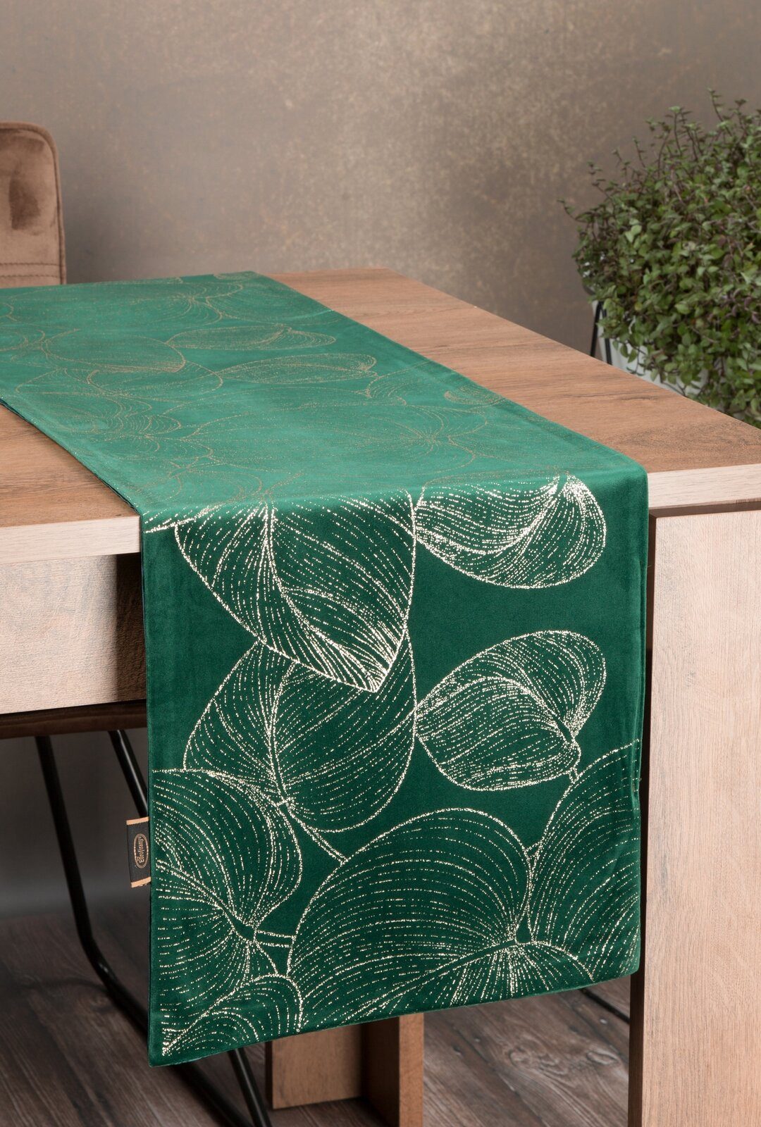 Eurofirany Tischdecke BLINK, Tischläufer, Samt, Velvet, günstig online kaufen