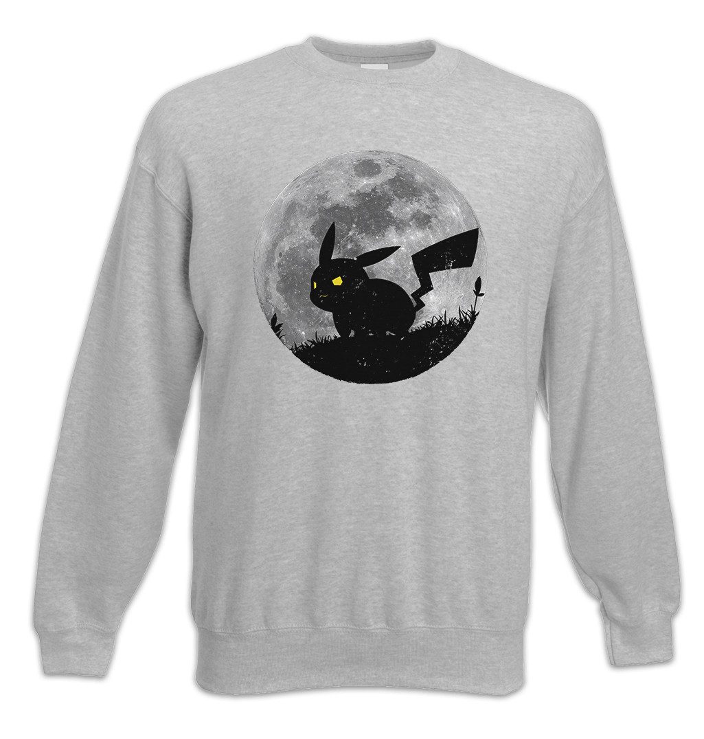 Urban Backwoods Sweatshirt Poke Moon Sweatshirt Mond Ball Anime Go Trainer Evolution XP Fight Ash (1-tlg) Ketchum Satoshi Pikachu Pokémon