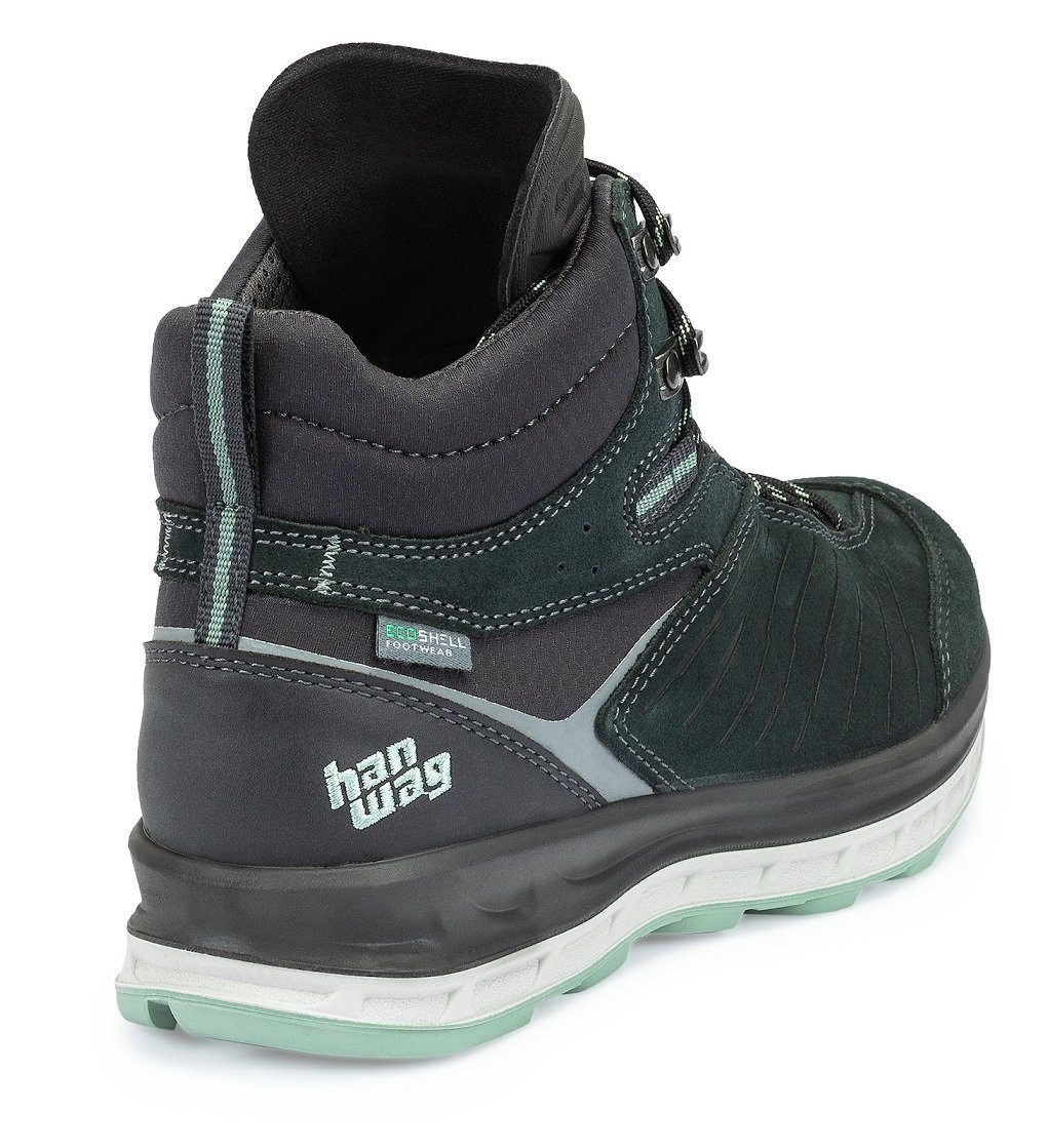 Hanwag Blueridge ES (Veloursleder, wasserdicht) petrol/mint Damen Wandersch günstig online kaufen