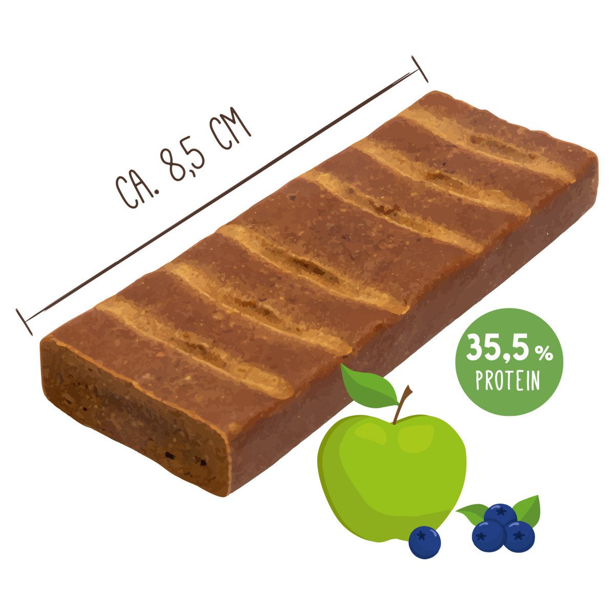 Bosch Petfood Sammys Fitness-Schnitte mit Äpfeln & Blaubeeren 25 g - 20 Stück, für: Hund