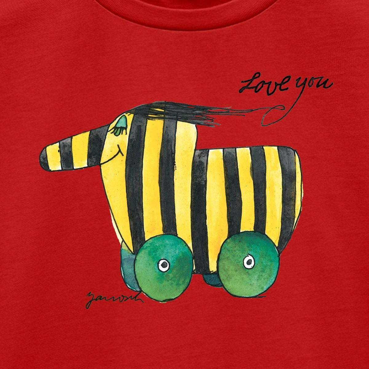 Spreadshirt T-Shirt Janosch Tigerente Love You Kinder Premium T-Shirt (1-tlg)