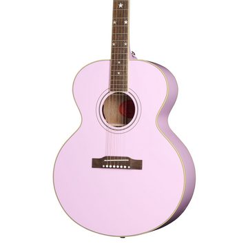 Epiphone Westerngitarre, Westerngitarren, Jumbo Gitarren, J-180 LS Pink - Westerngitarre