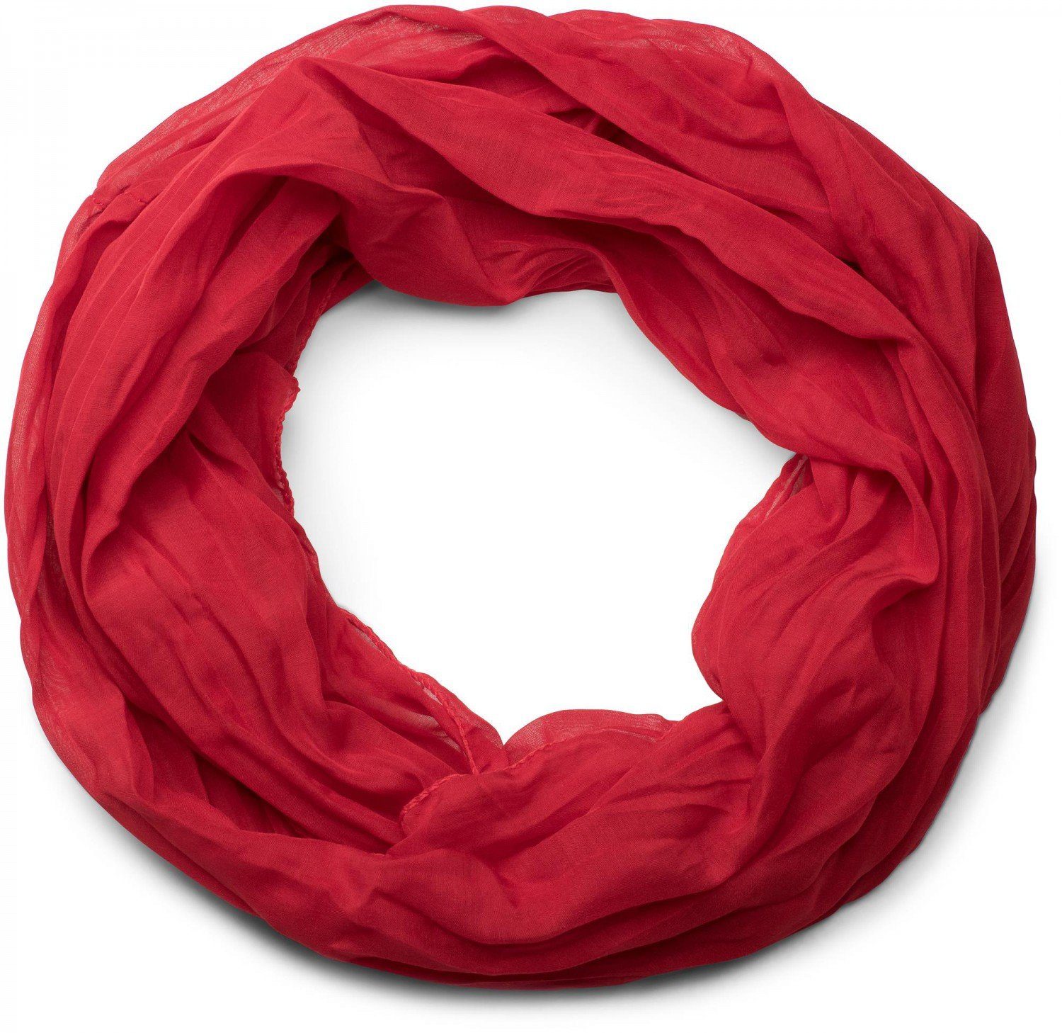 styleBREAKER Loop Seidiger unifarbener Loop, (1-St)