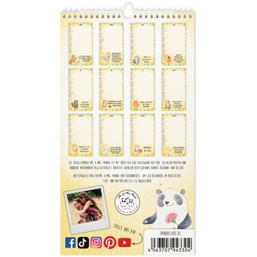 Mr. & Mrs. Panda Familienkalender 2024 Katze Collection - Weiß - Geschenk, Katzenfreund, Katzenmotiv, J