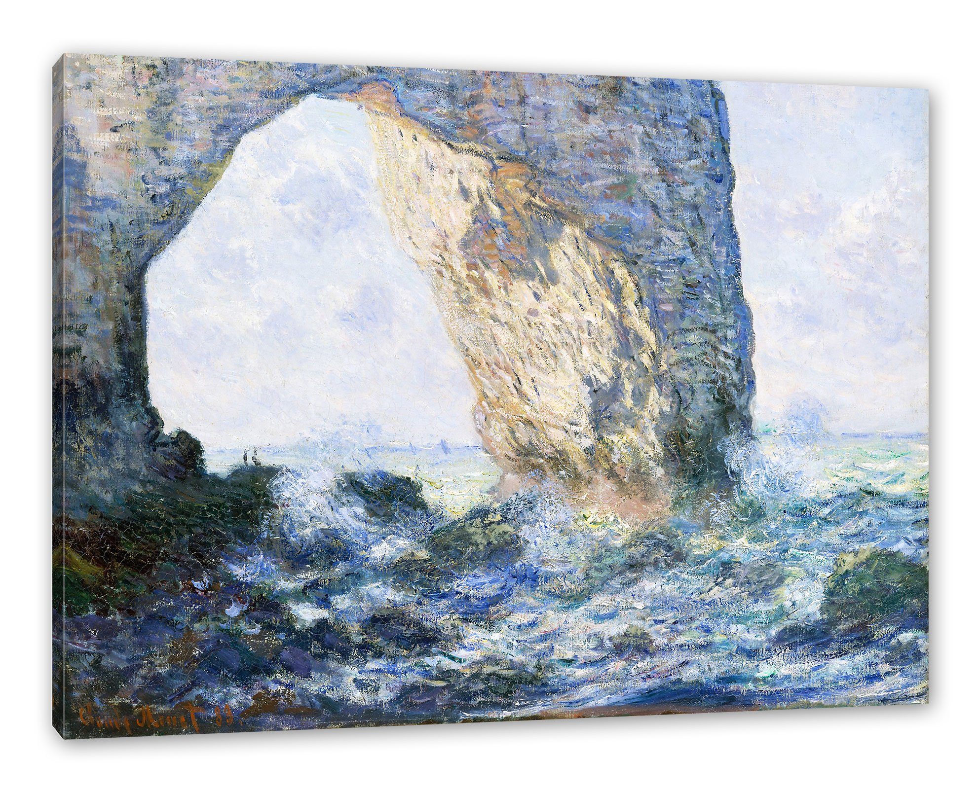Pixxprint Leinwandbild Claude Monet - Das günstig online kaufen