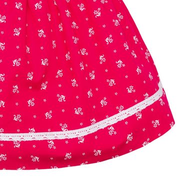 Isar-Trachten Trachtenrock Mädchen Wenderock 'Lisa' 60808, Pink Rosa