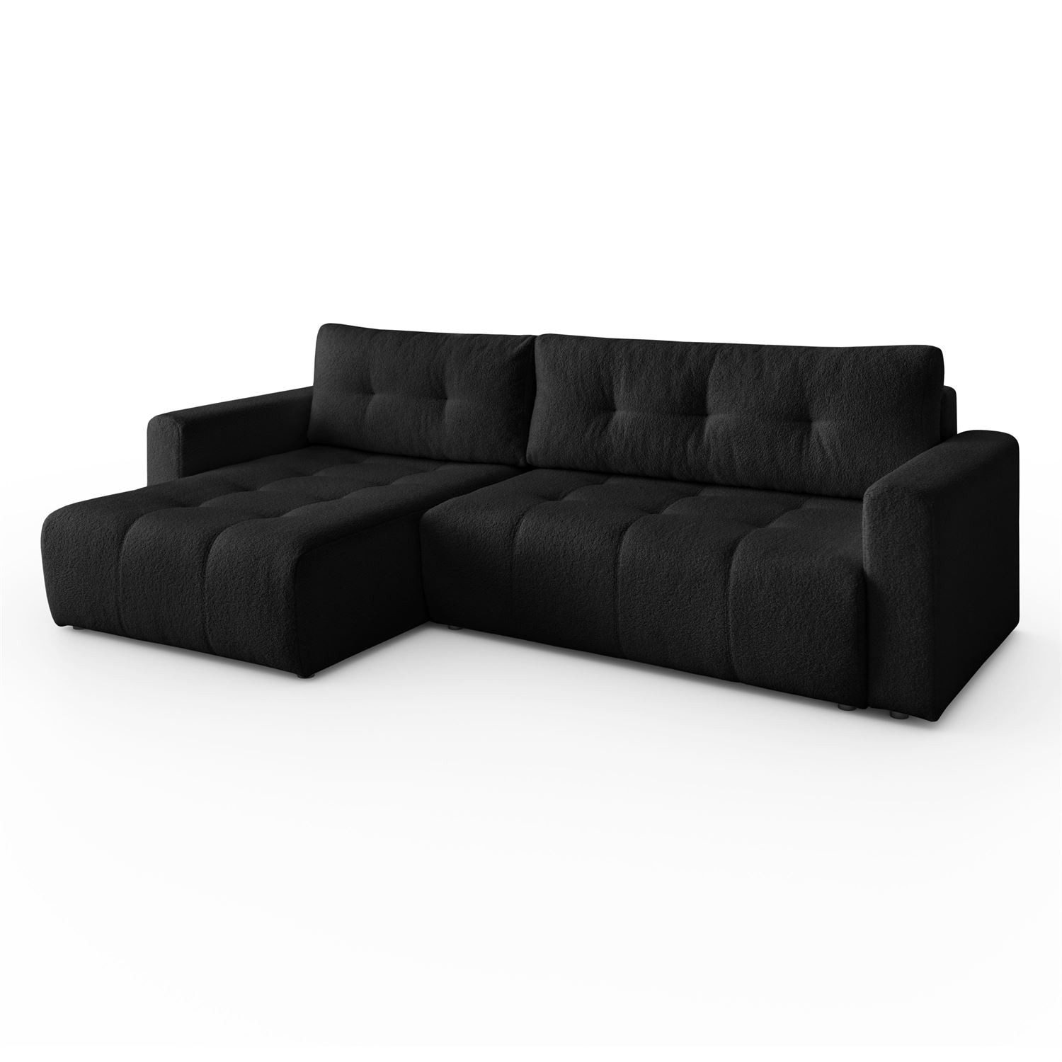 Lookway Ecksofa ASTON L-Form Couch, mit Bettkasten und Schlaffunktion