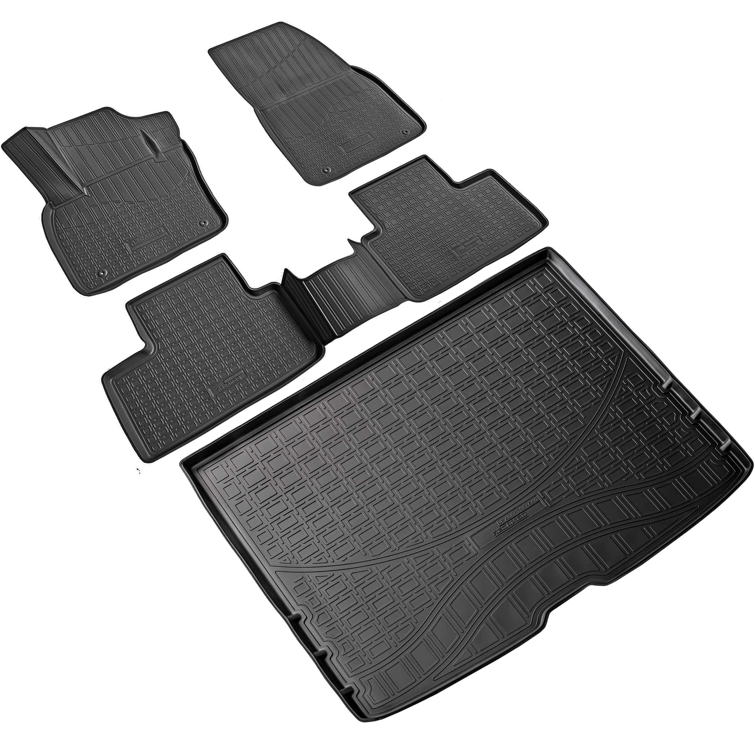 RECAMBO Kofferraumwanne für Volvo XC40, Typ 536, ab 2017>, für Volvo XC40 536, 100% passgenaue Antirutschmatte, Kofferraum Schutzmatte, Gummimatte