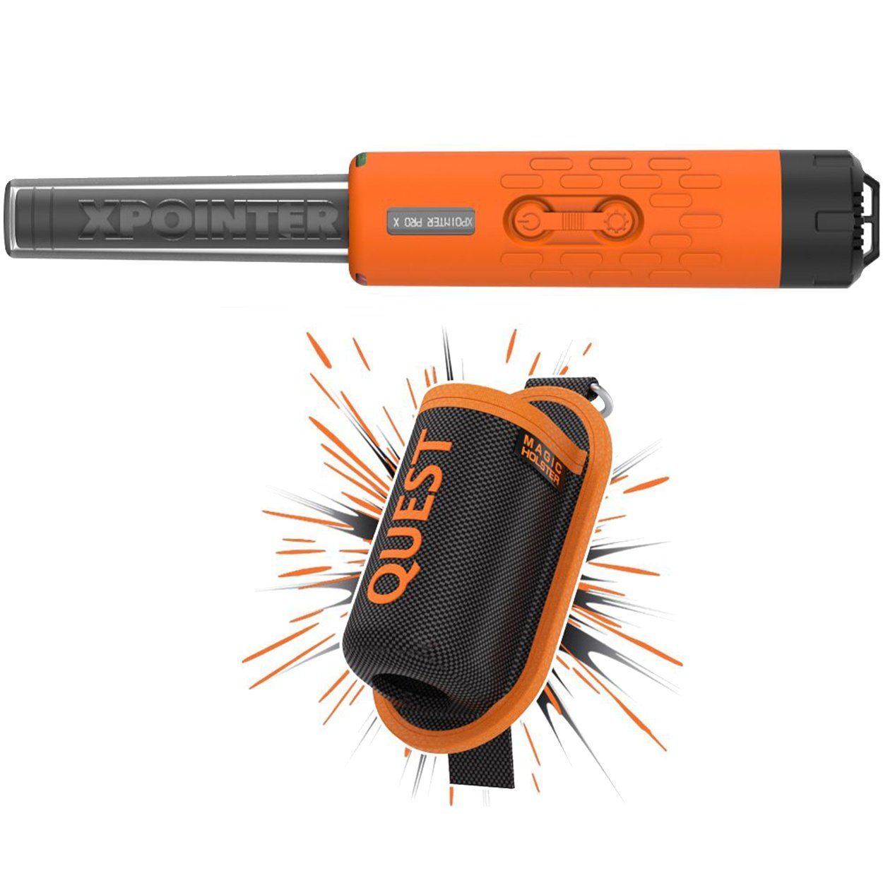 Metalldetektor XPointer Max Pinpointer mit Magic Holster